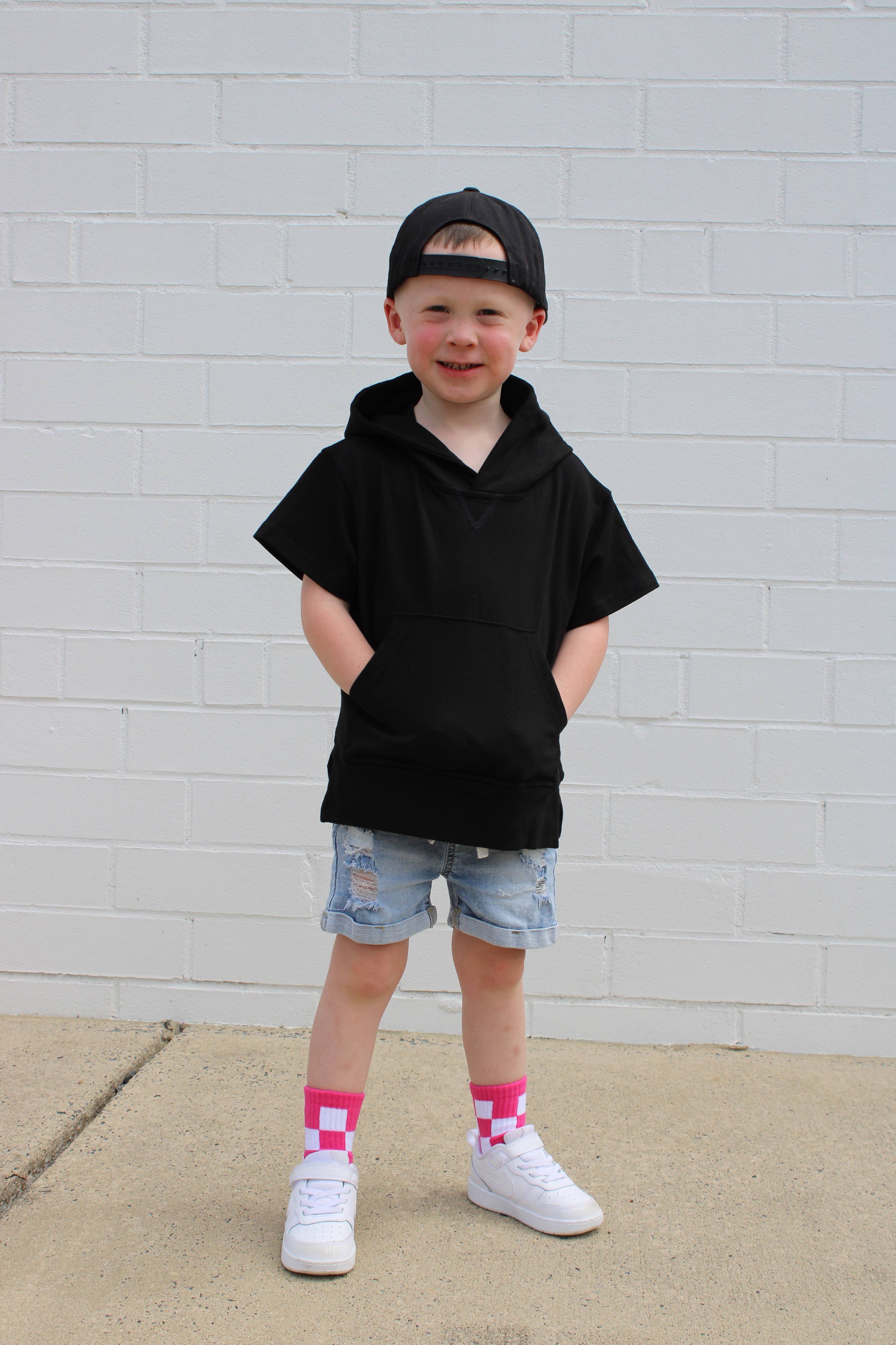 Kickin it up Socks - Pink Checks