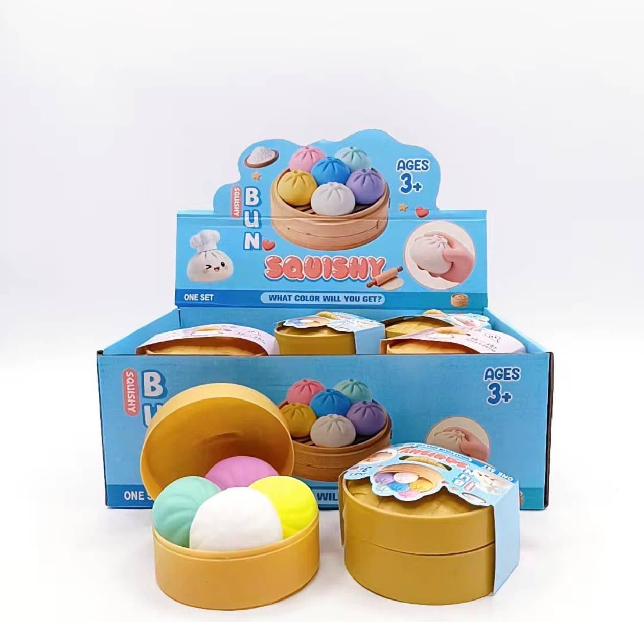 Mystery Dumpling Mini Squishys (Set of 4)