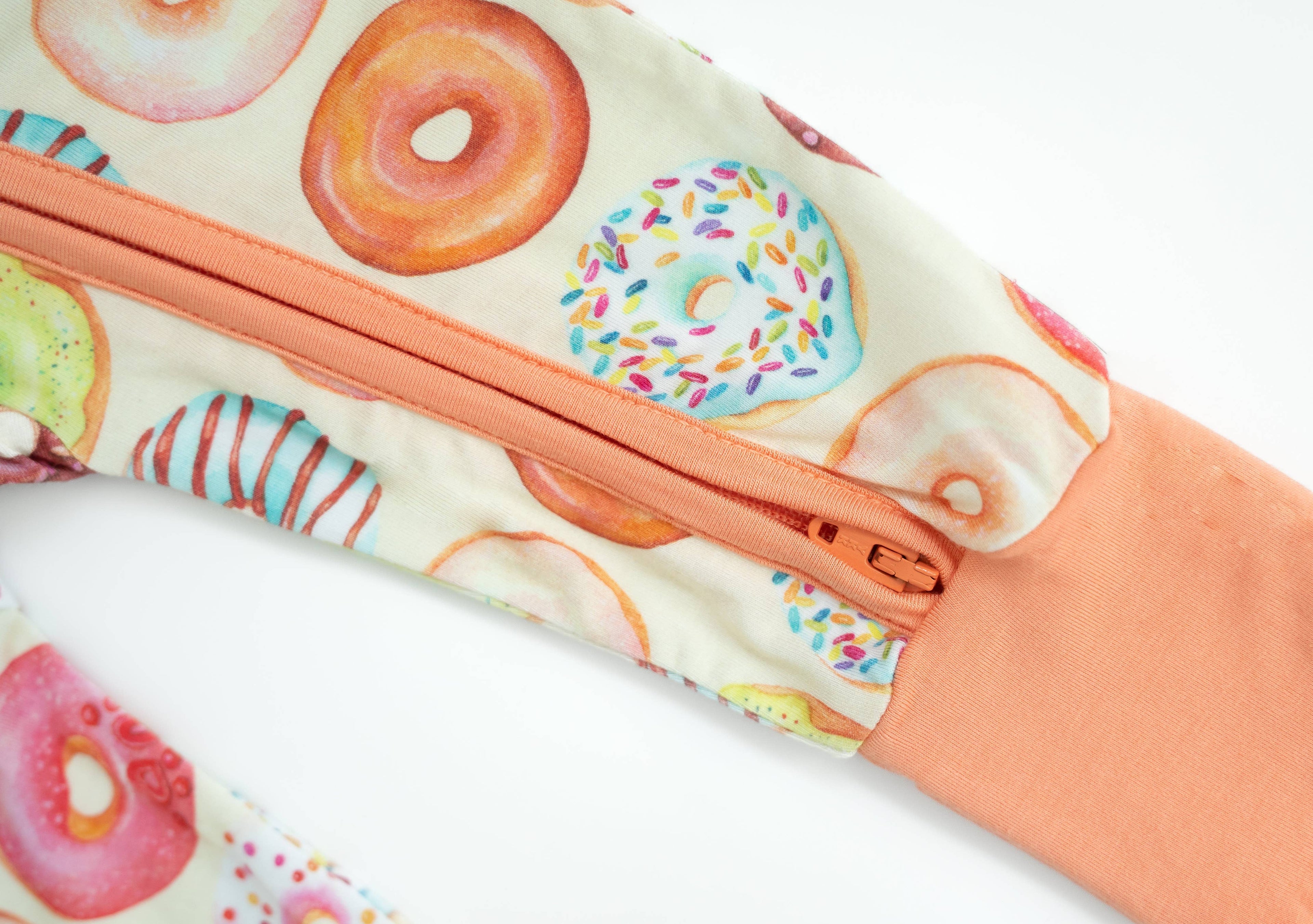 Hugga Babies Bamboo Convertible Romper - Donut Mind If I Do