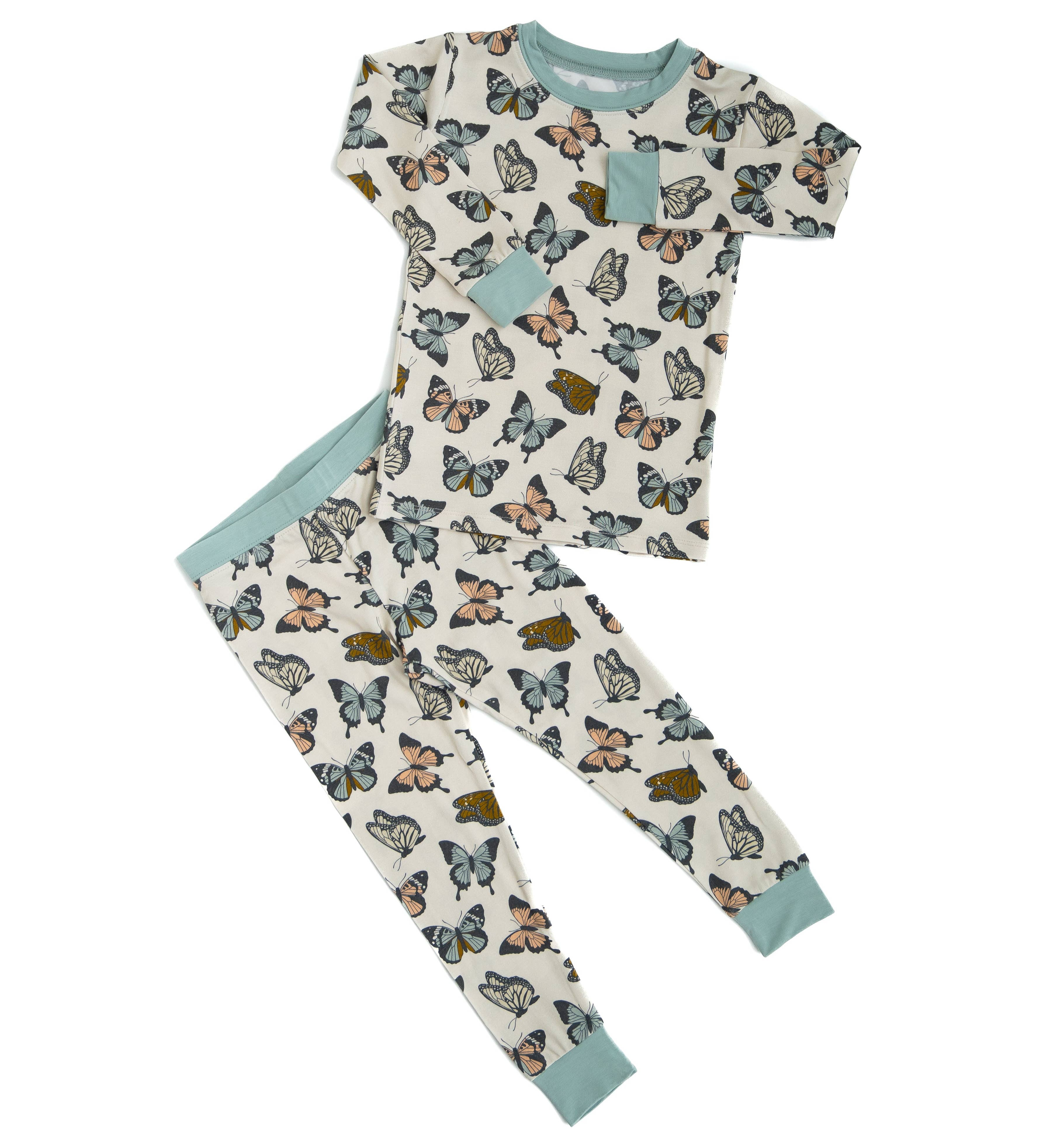 Hugga Babies Bamboo Two-Piece Set - Social Butterfly