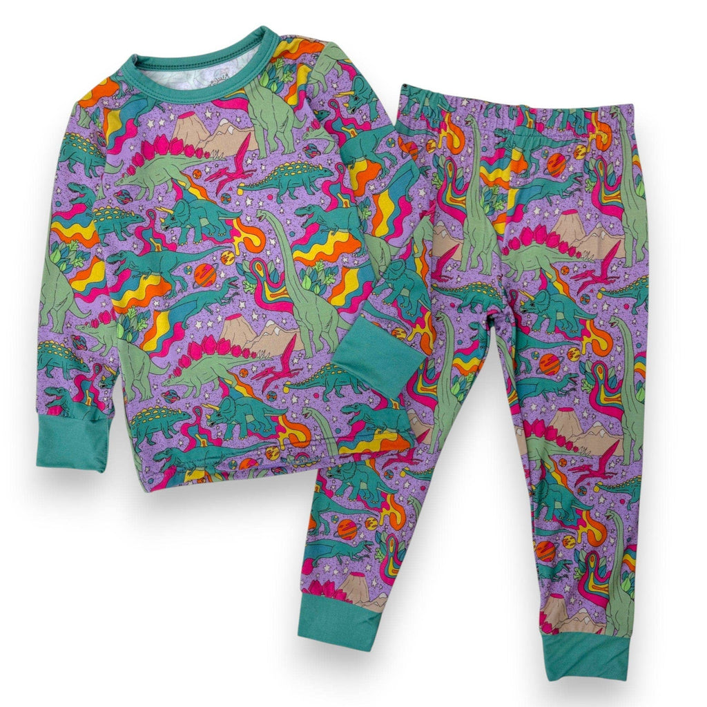 Best Day Ever Kids - Groovy Saurus PJ Set