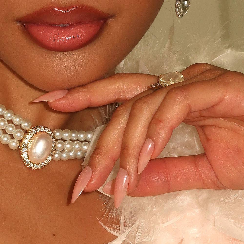Glamnetic Press On Nails - Sheer Pink