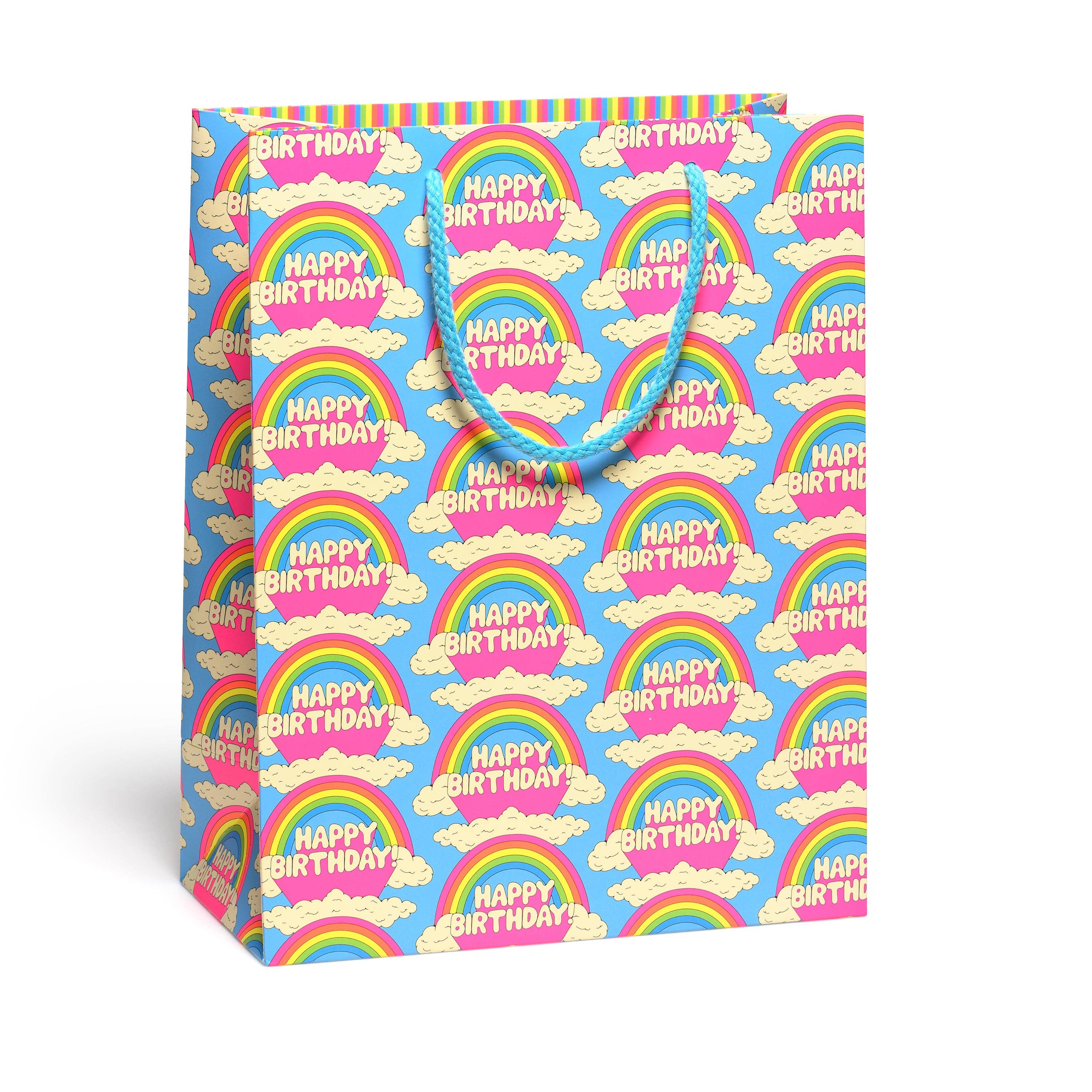 Red Cap Cards - Happy Birthday Rainbows Gift Bag (Large)