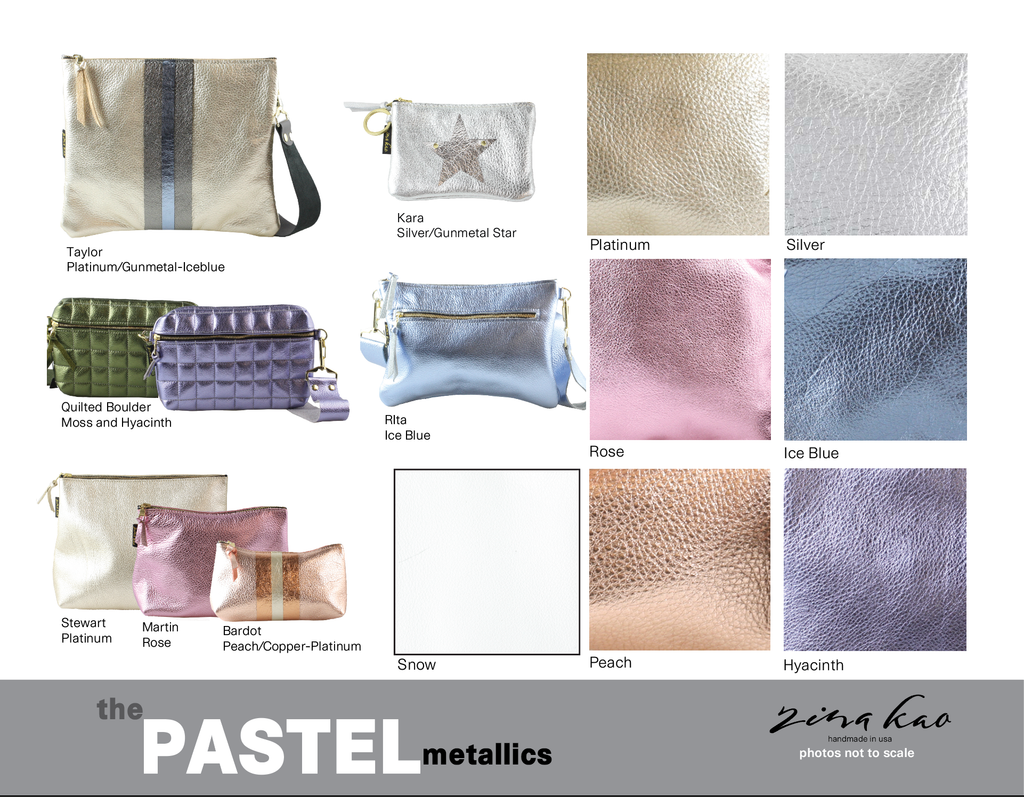 Zina Kao - Metallic Leather Keychains