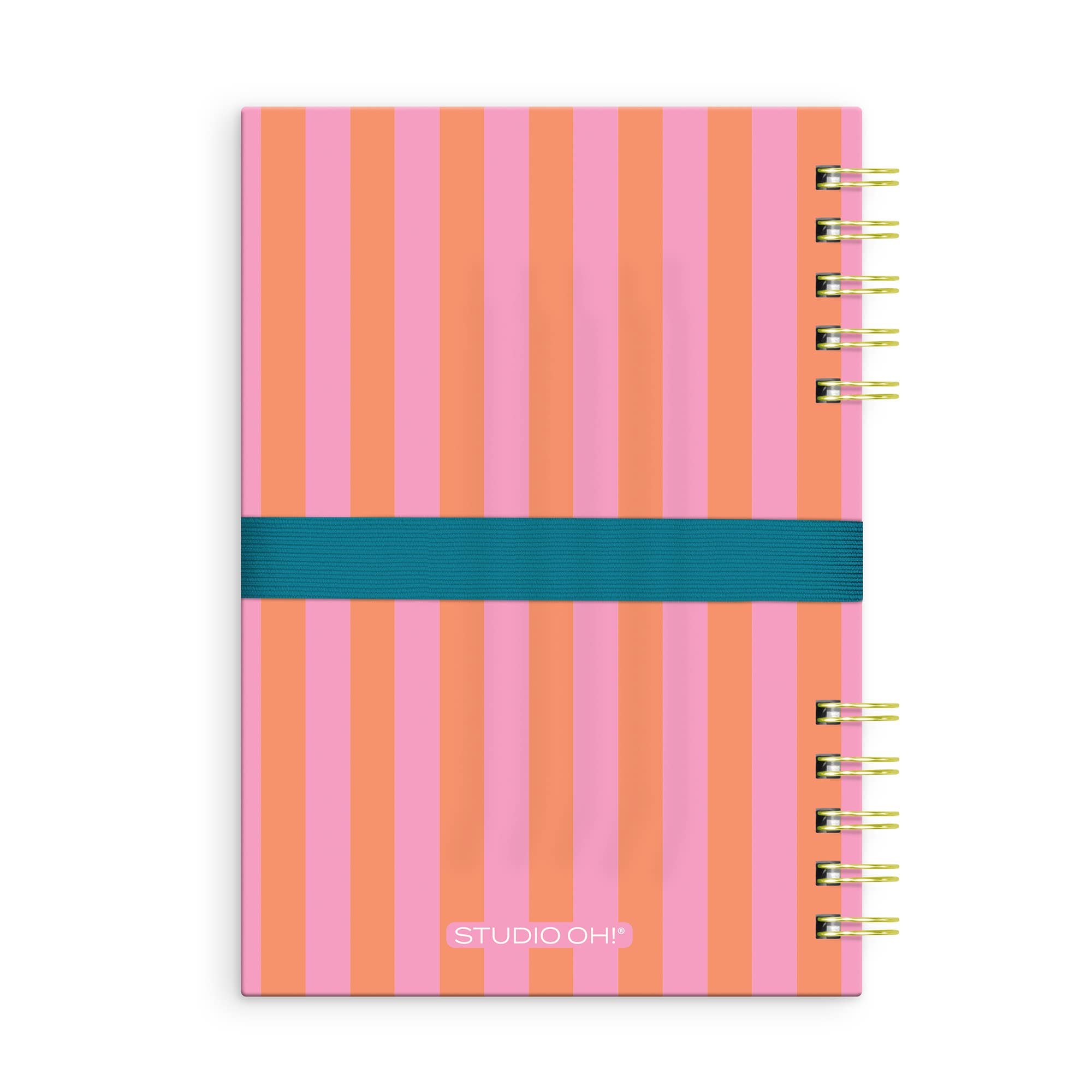 Studio Oh! - Cabana Stripes Harper Split-Spiral Notebook & Pen Set