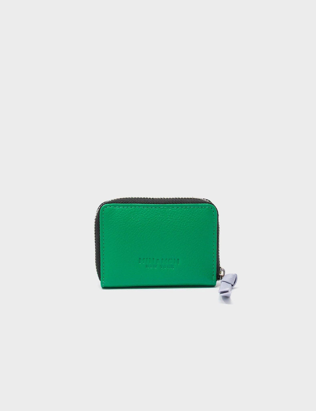 Min & Mon - Frodo Irish Green Leather Zip Around Wallet - Floralia Design