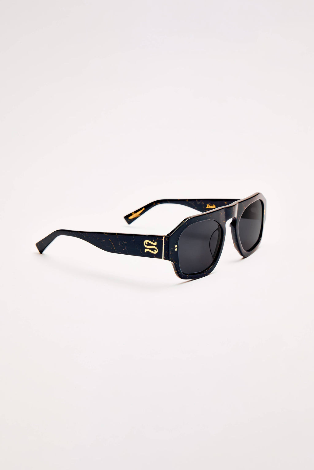 SARDINE - Louie - Nouveau Noir Aviator Sunglasses