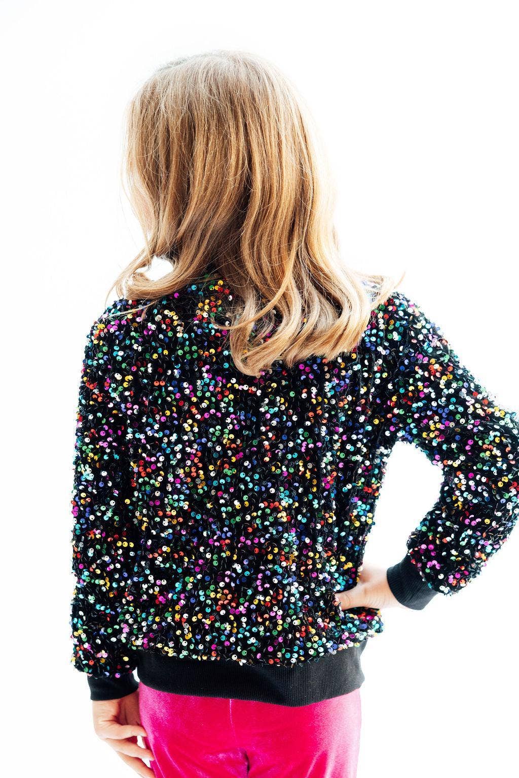 Mila & Rose Sequin Jacket - Confetti Velvet