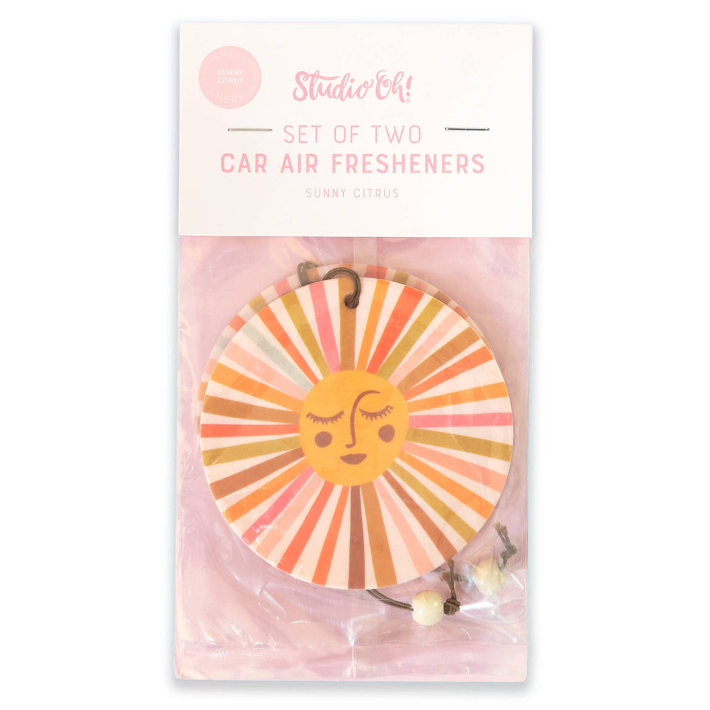 Studio Oh! - Retro Sunshine Car Air Fresheners (Set of 2)