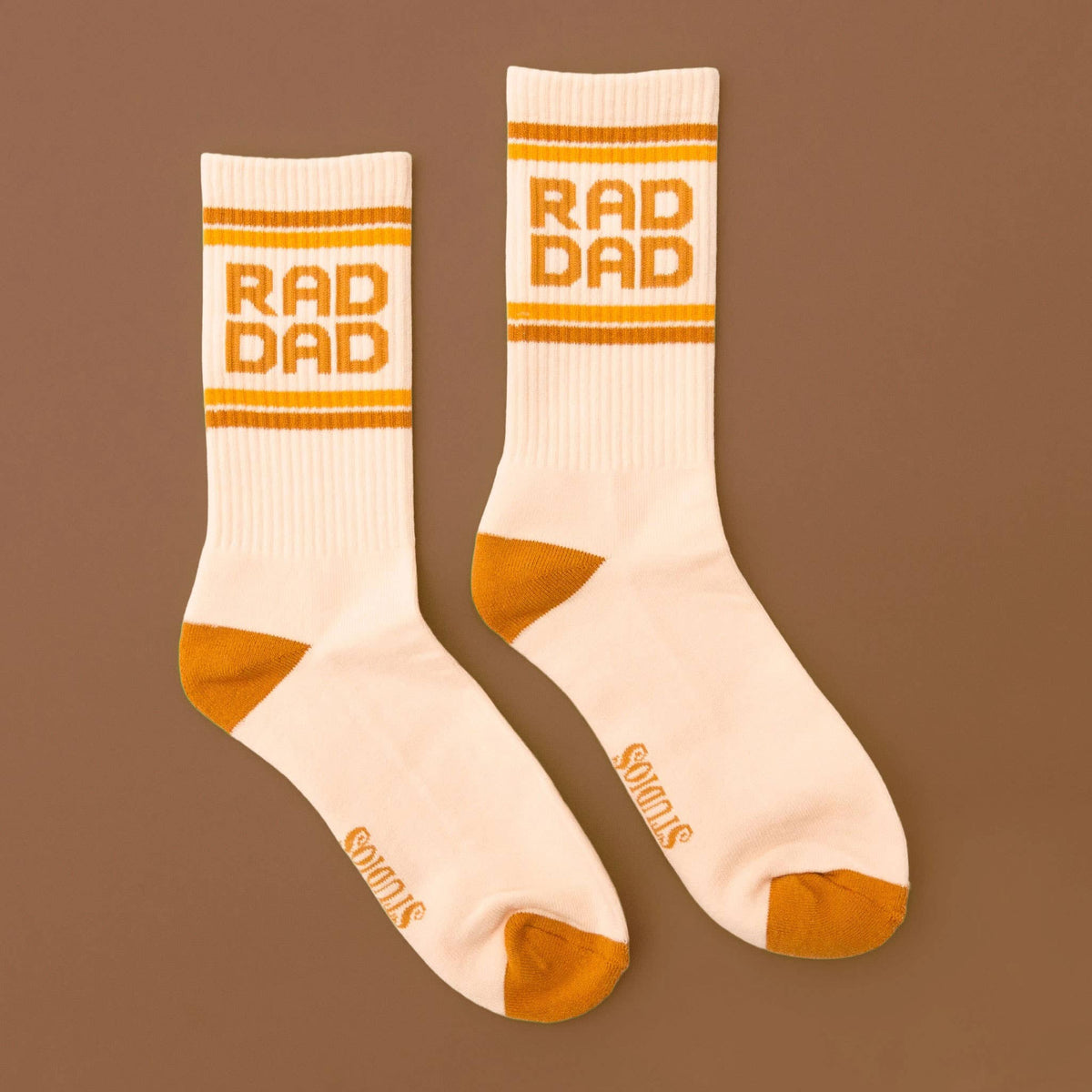 Sunshine Studios Ribbed Crew Socks - Rad Dad