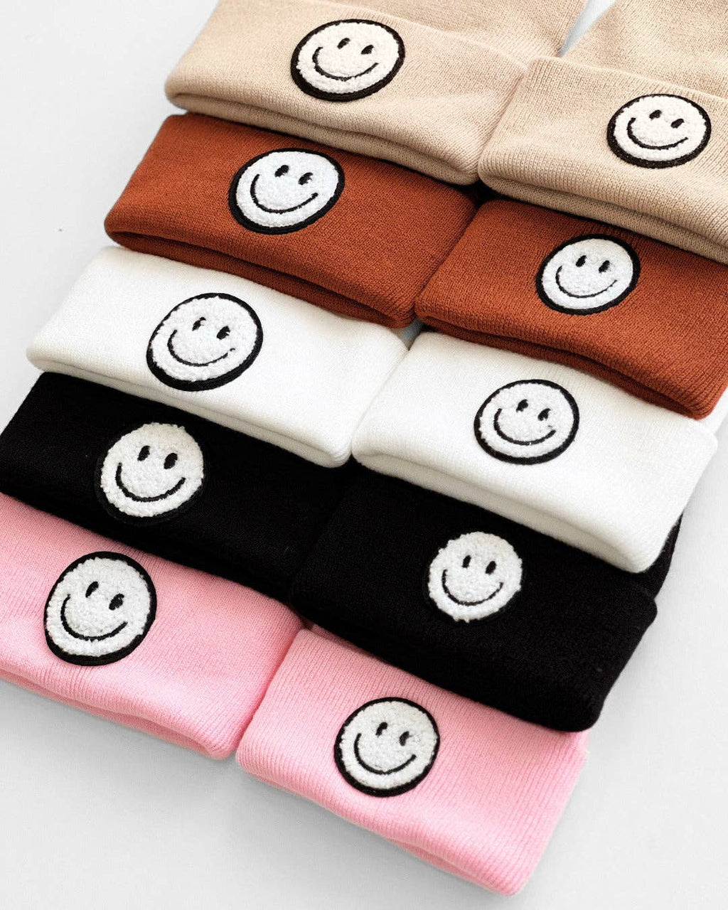 Lucky Panda Kids Smiley Beanie - Rust