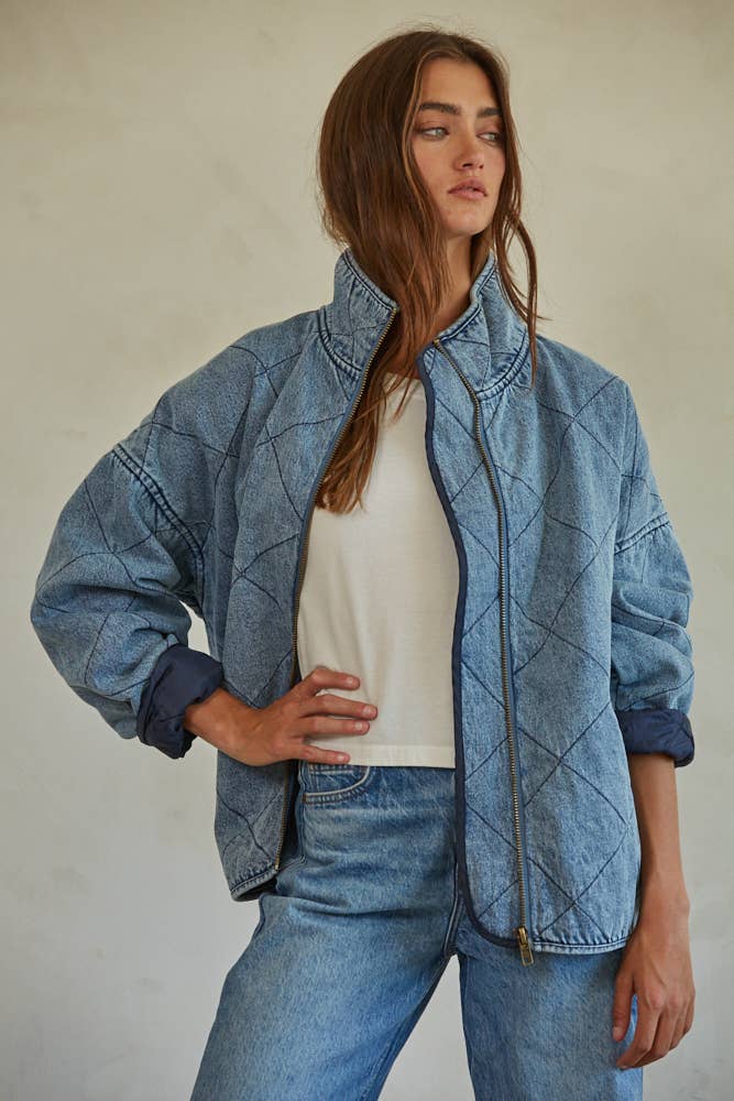 Women's Woven Denim Jacket