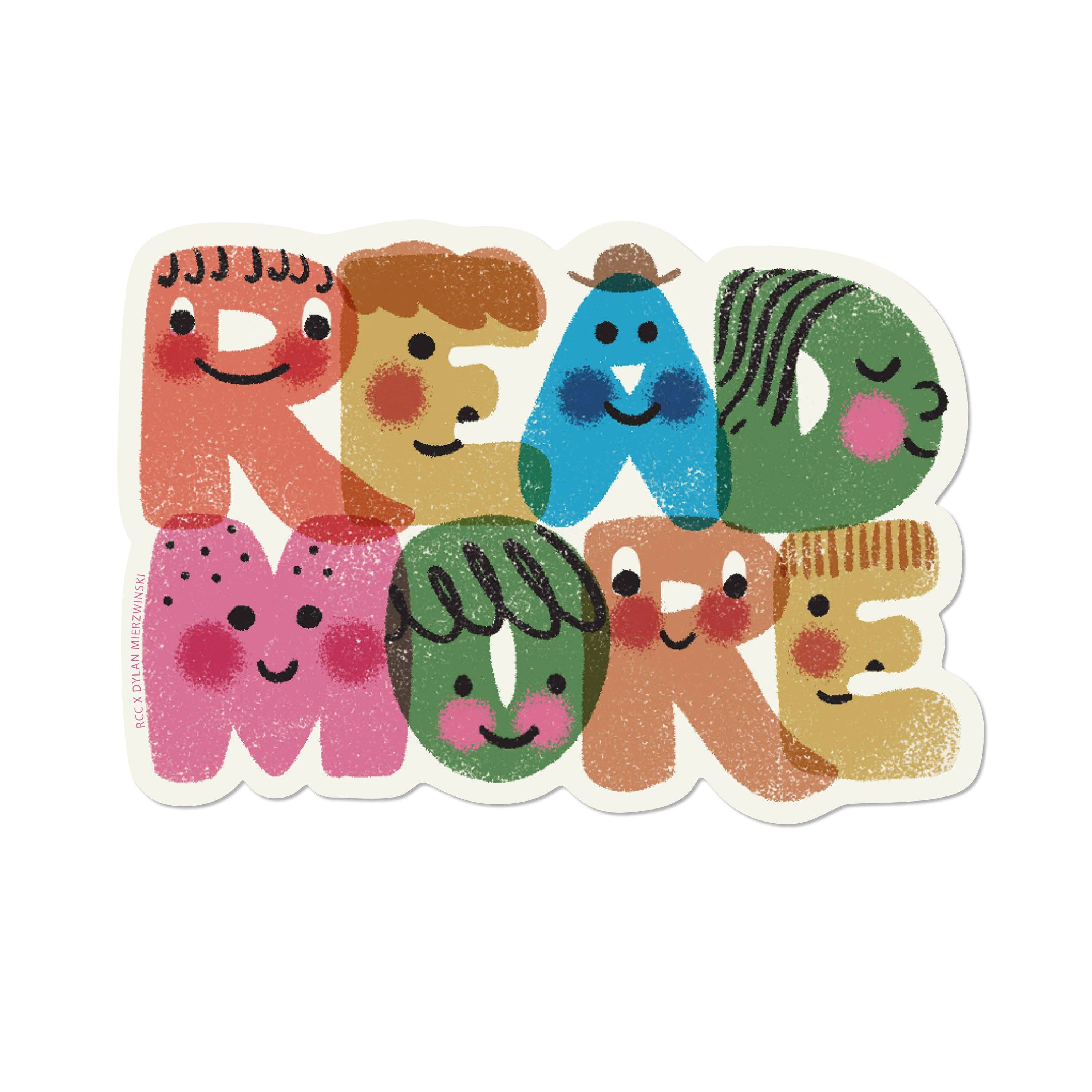 Red Cap Cards - Read More Sticker