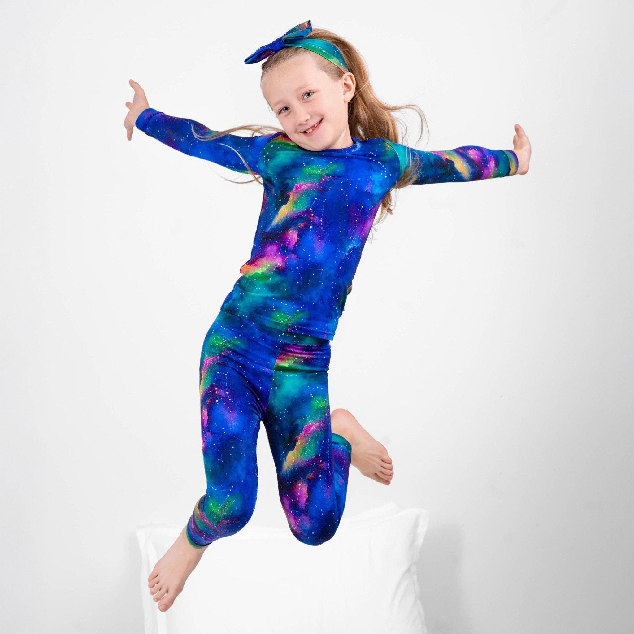 Jammie Session Bamboo PJs - Luminara Galaxy