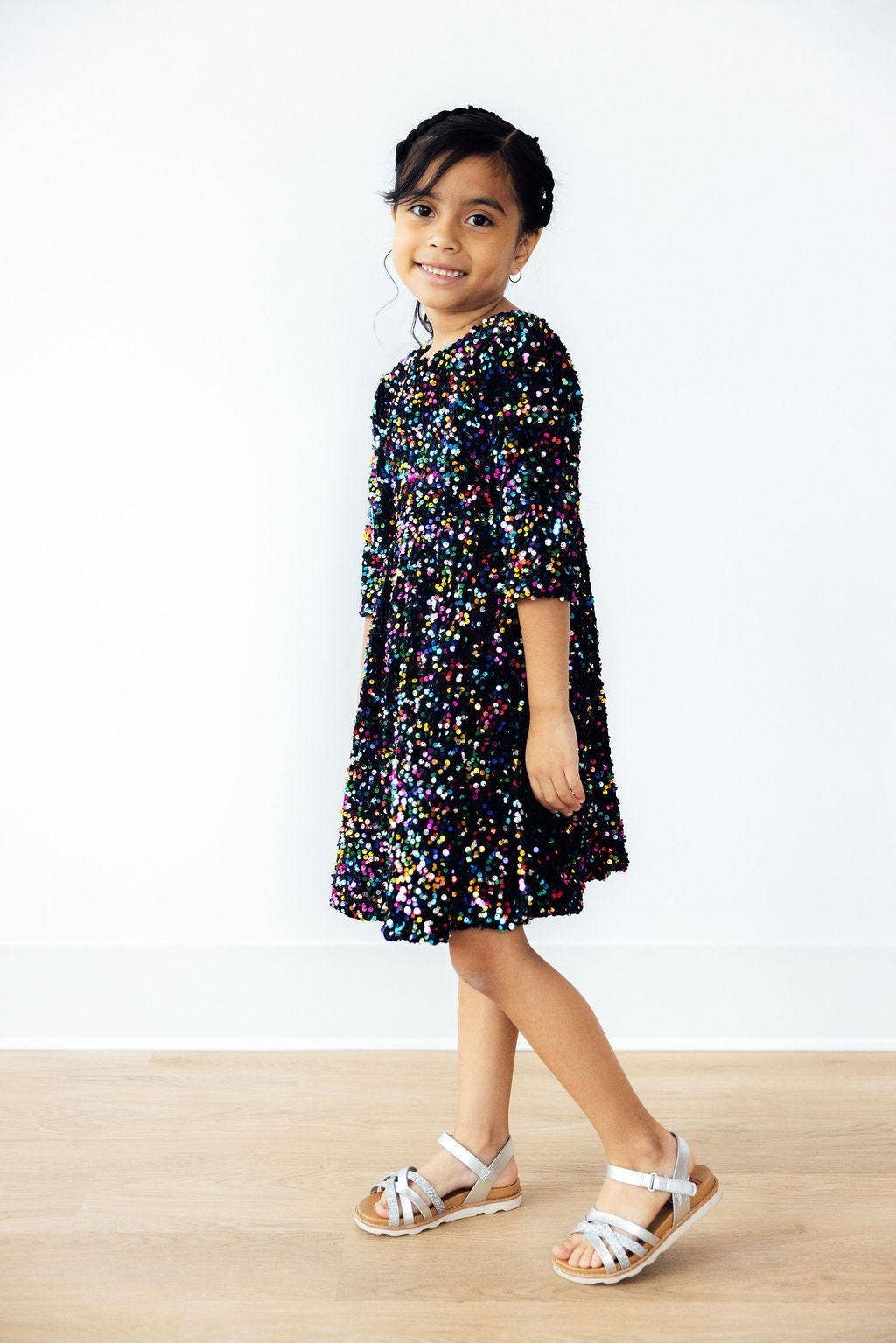 Mila & Rose - Confetti Velvet Sequin Dress