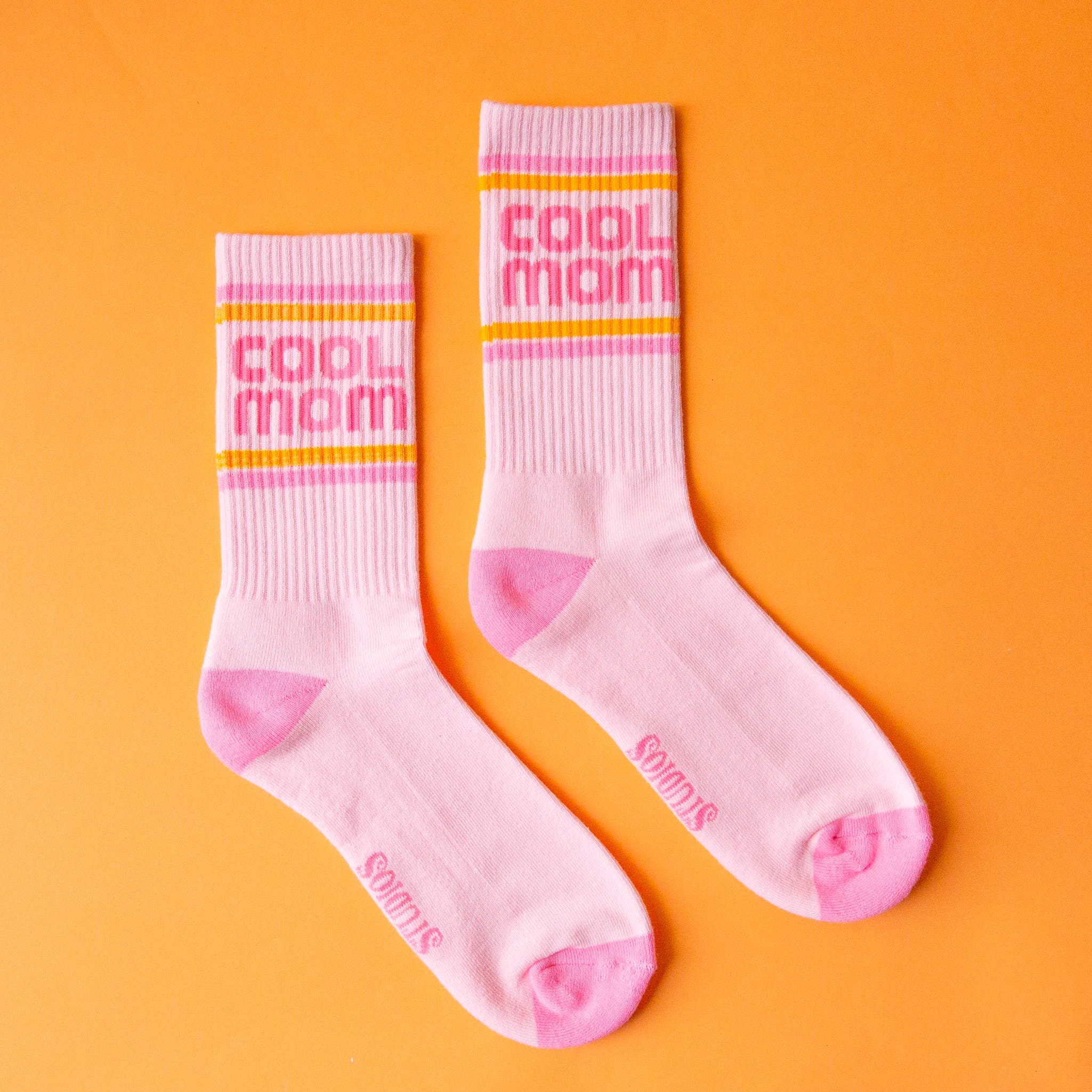 Sunshine Studios Ribbed Crew Socks - Cool Mom