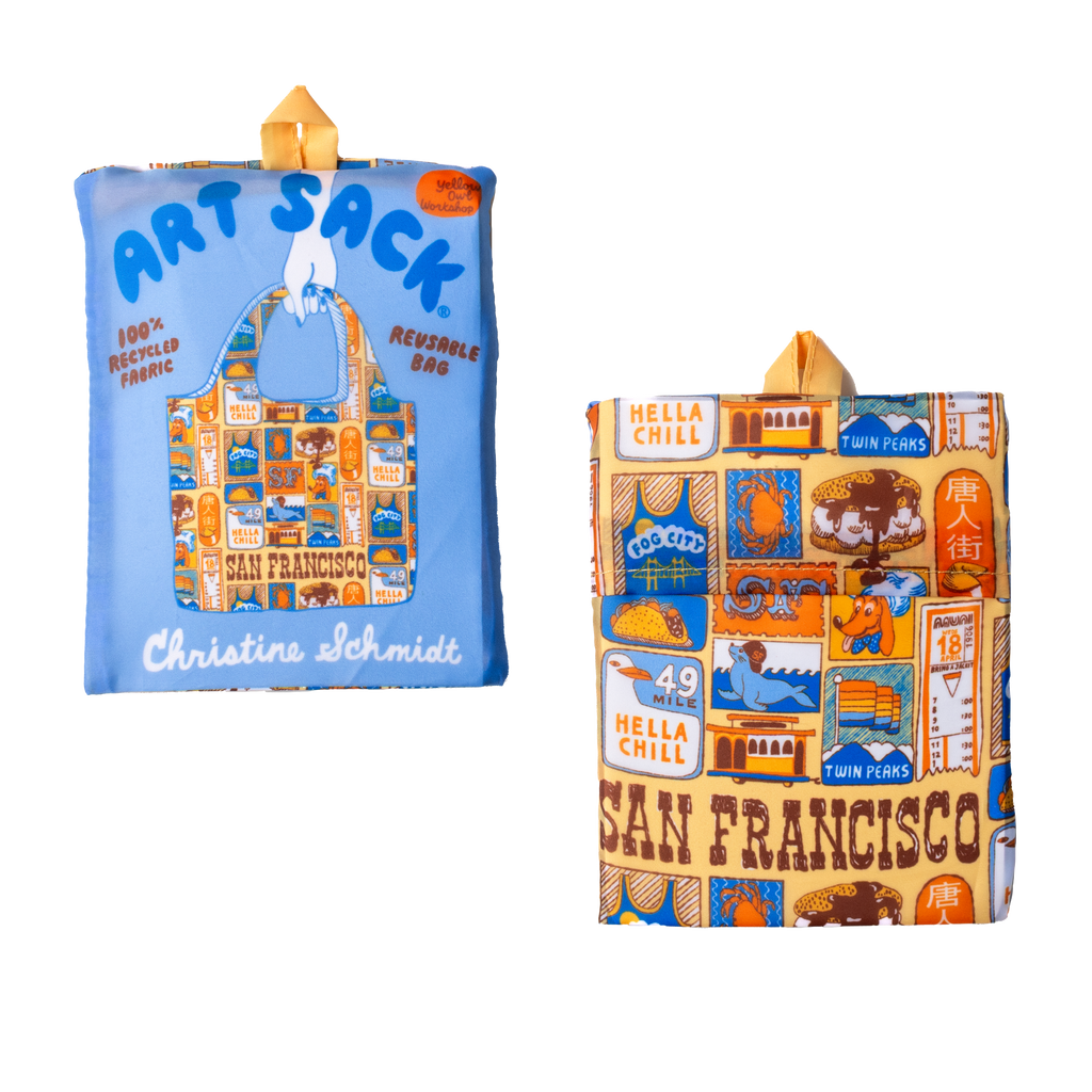 Yellow Owl Workshop Tote Bag - SF Art Sack®