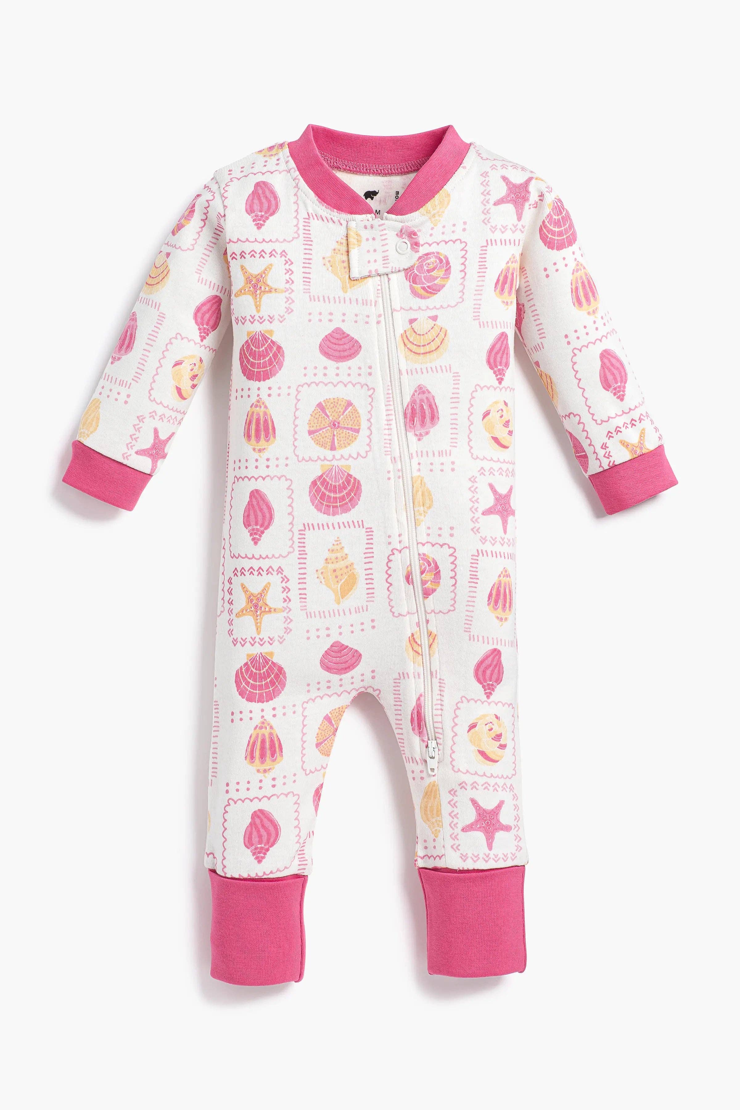 Monica + Andy Zip Romper - Summer Shells