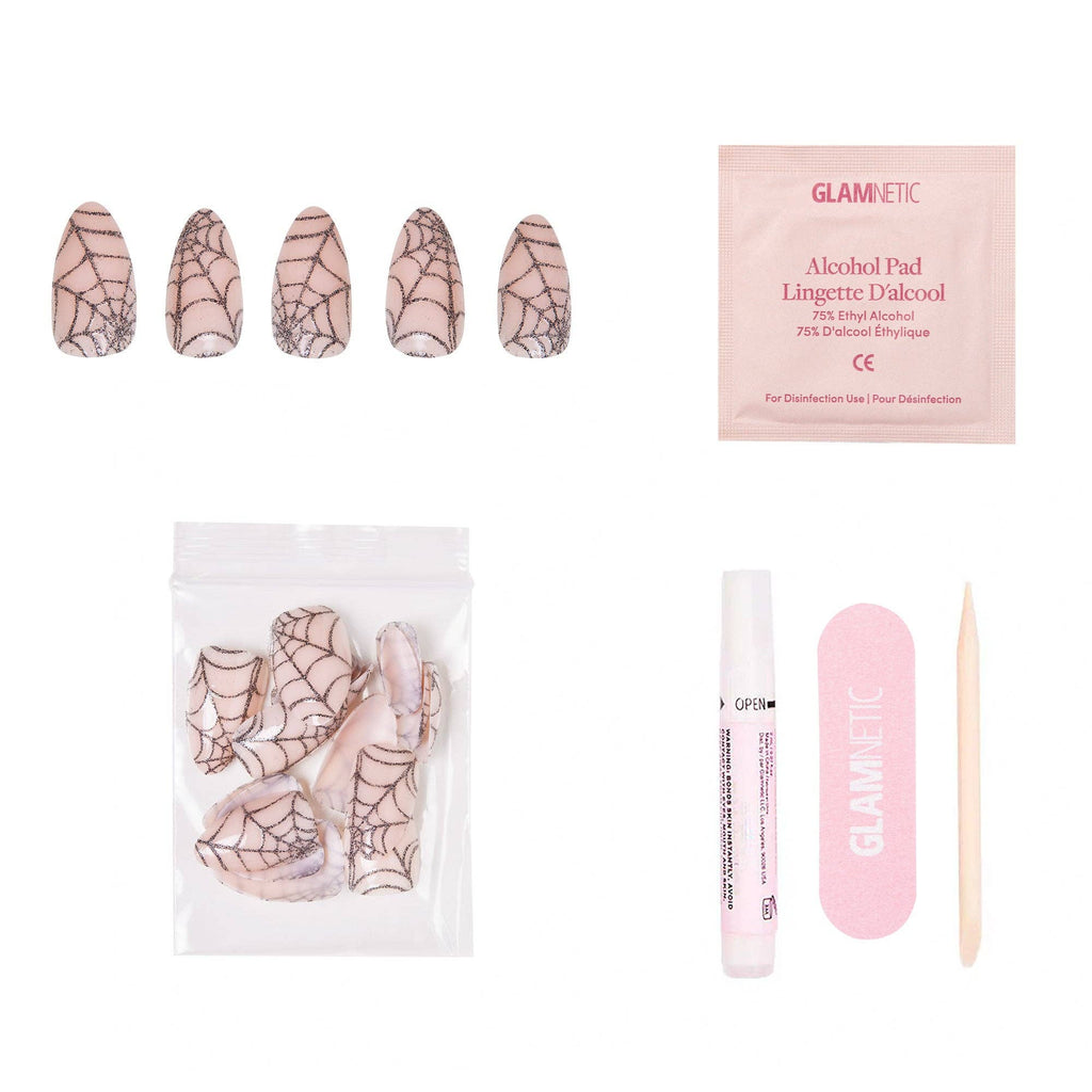 Glamnetic Press On Nails - Lady Web