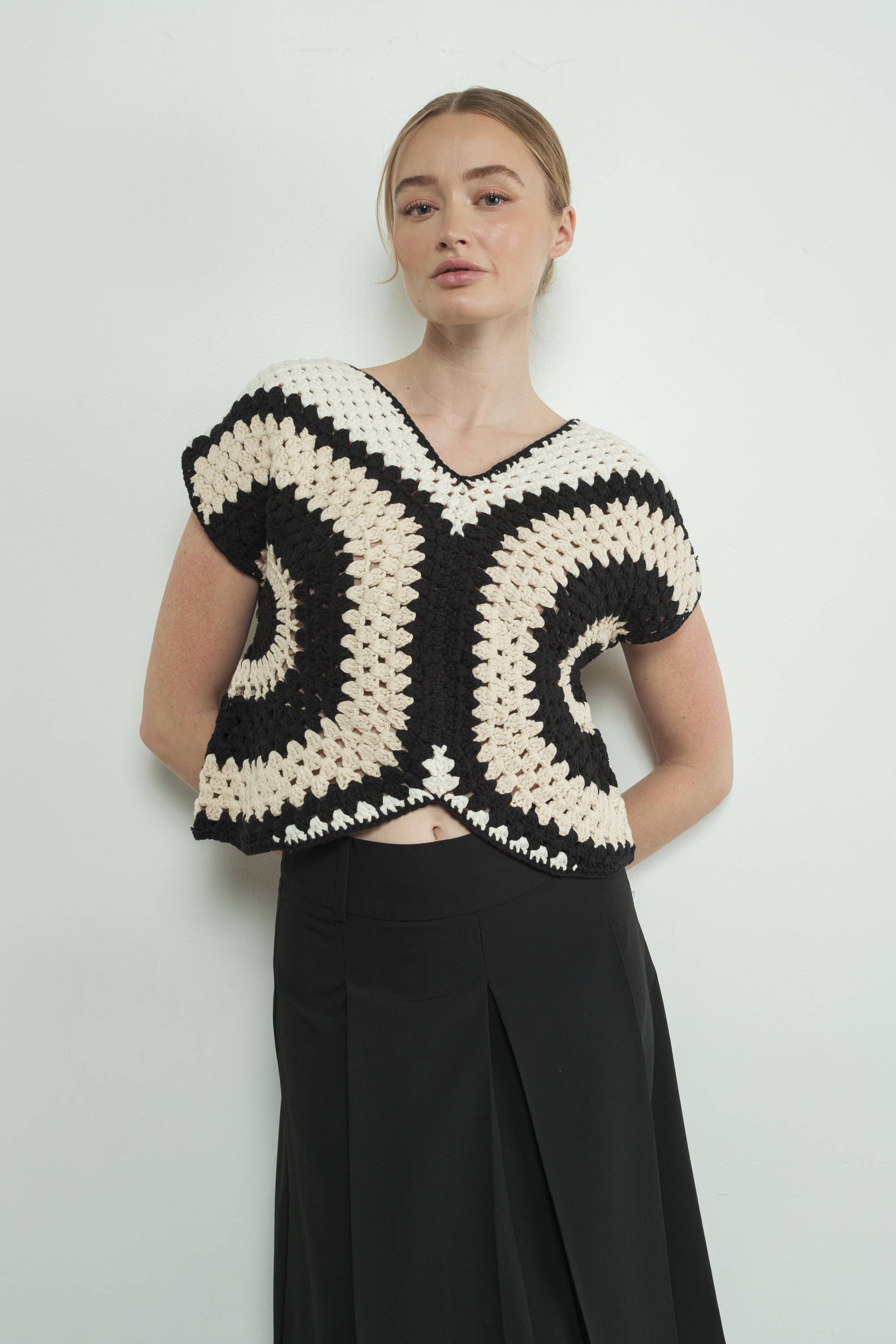 Women's Handmade Crochet Sweater Top