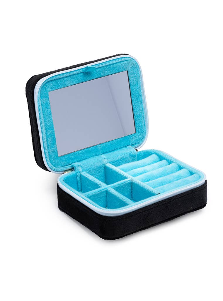 Living Royal Velvet Jewelry Zip Case - Composition Book