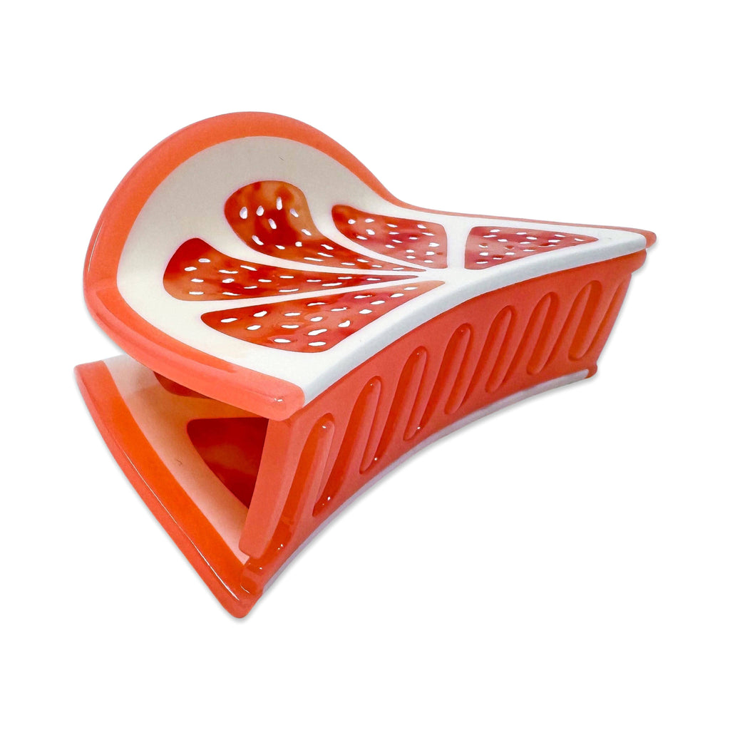 Jenny Lemons Hair Claw Clip - Large Grapefruit Slice
