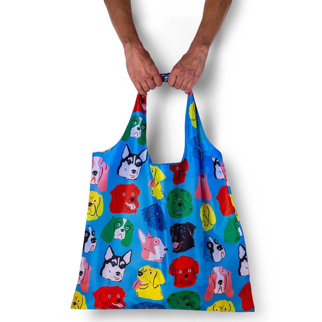 Yellow Owl Workshop Tote Bag - Dogs Art Sack® by Kristina Micotti