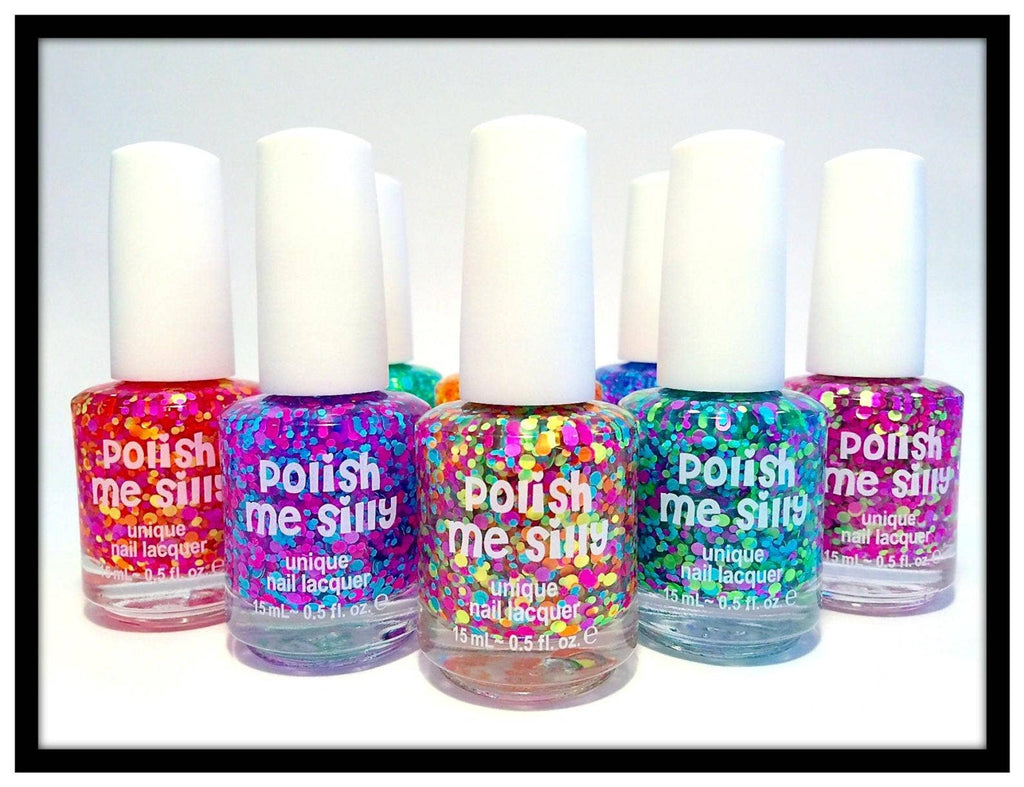 Polish Me Silly Nail Polish - Flirty (Polka Dot)