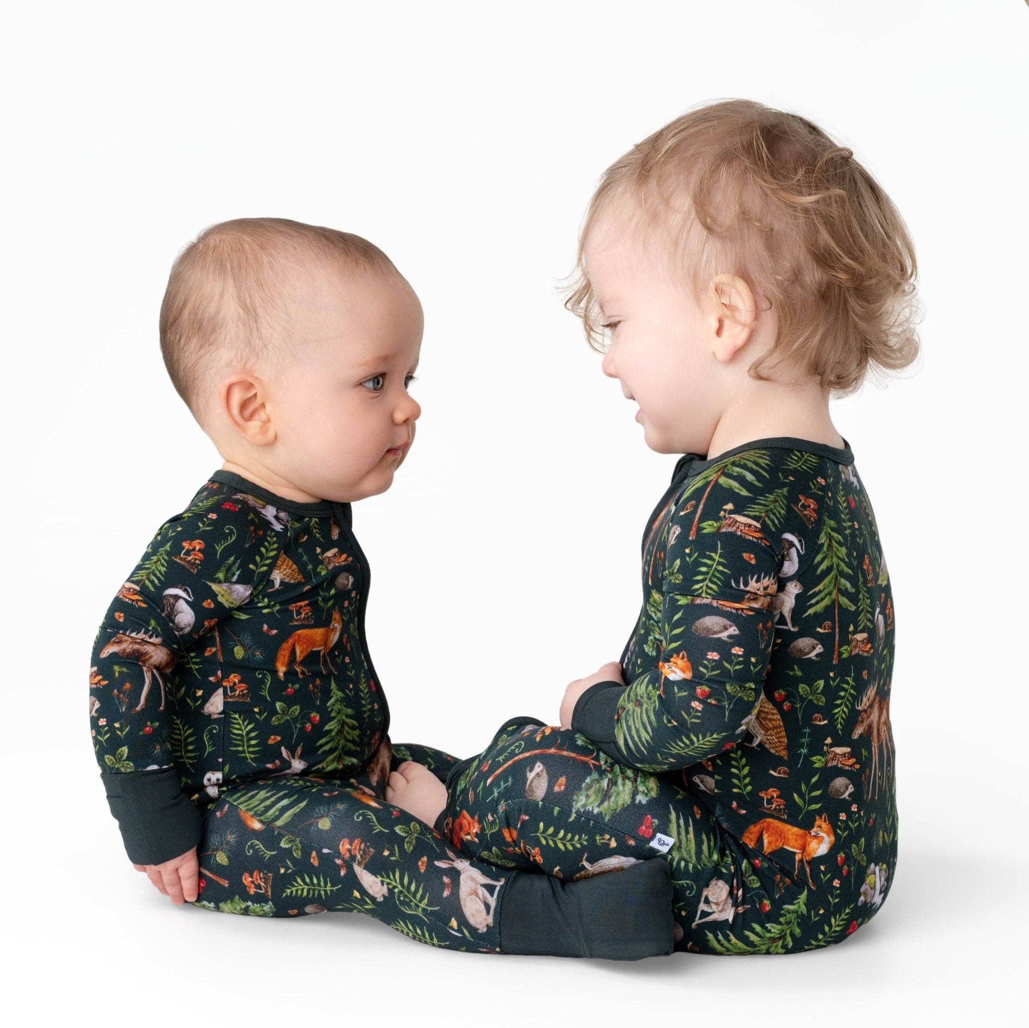 Jammie Session Bamboo Romper - Wood You Be My Friend