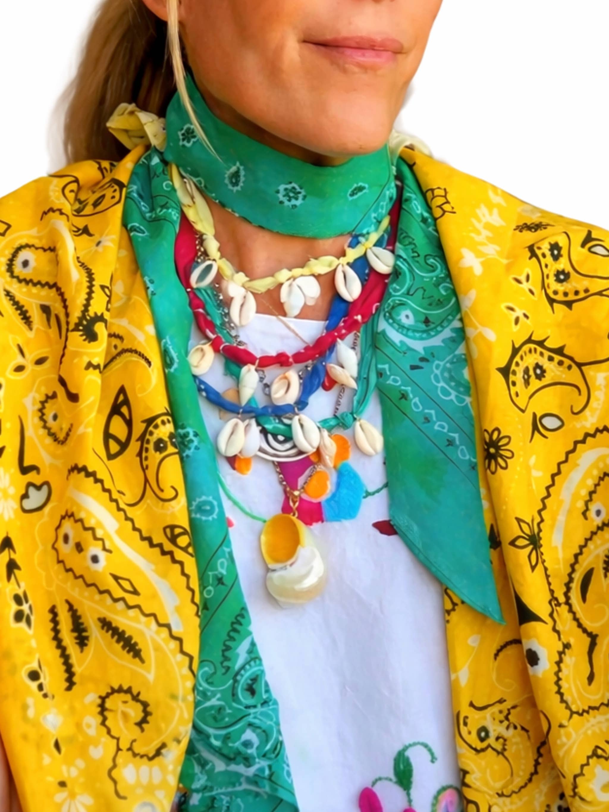 Cabana Club California - Bandana Shell Necklace