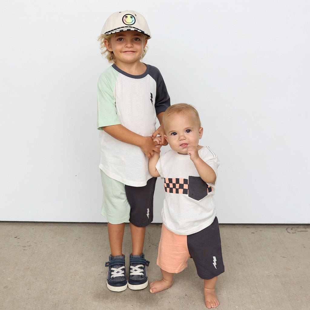 Tiny Whales French Terry Sweat Shorts - Bolt