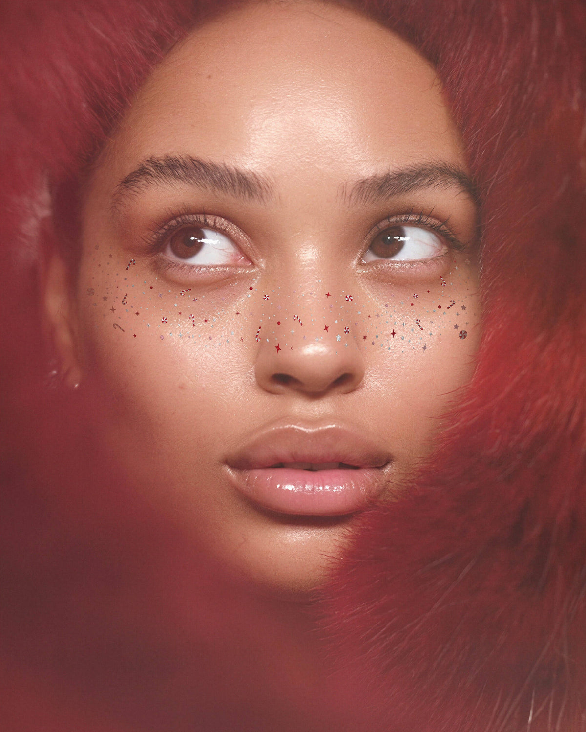 Fazit - Candy Cane Glitter Makeup Patches