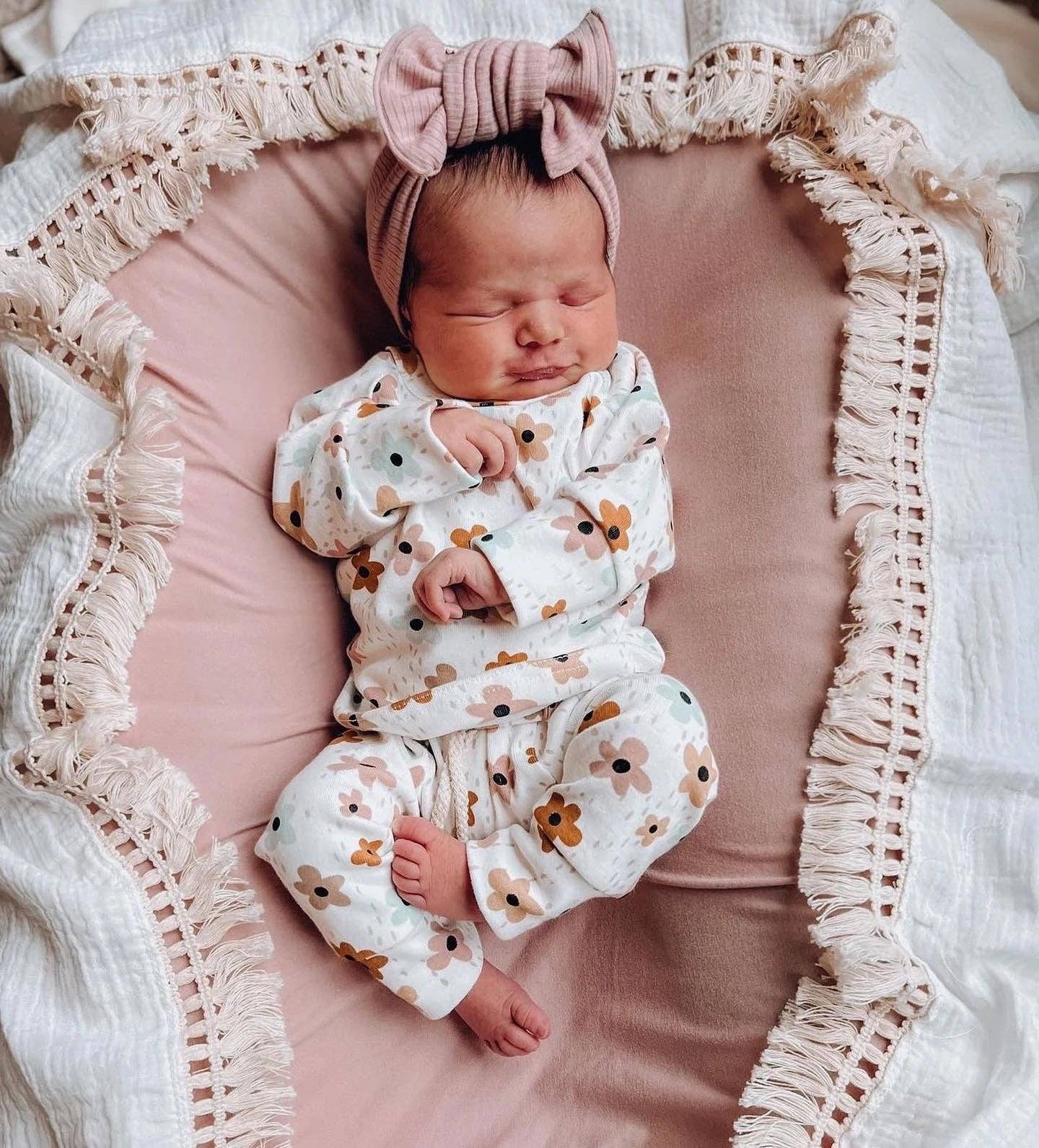 Lucky Panda Kids Lounge Set - Floral