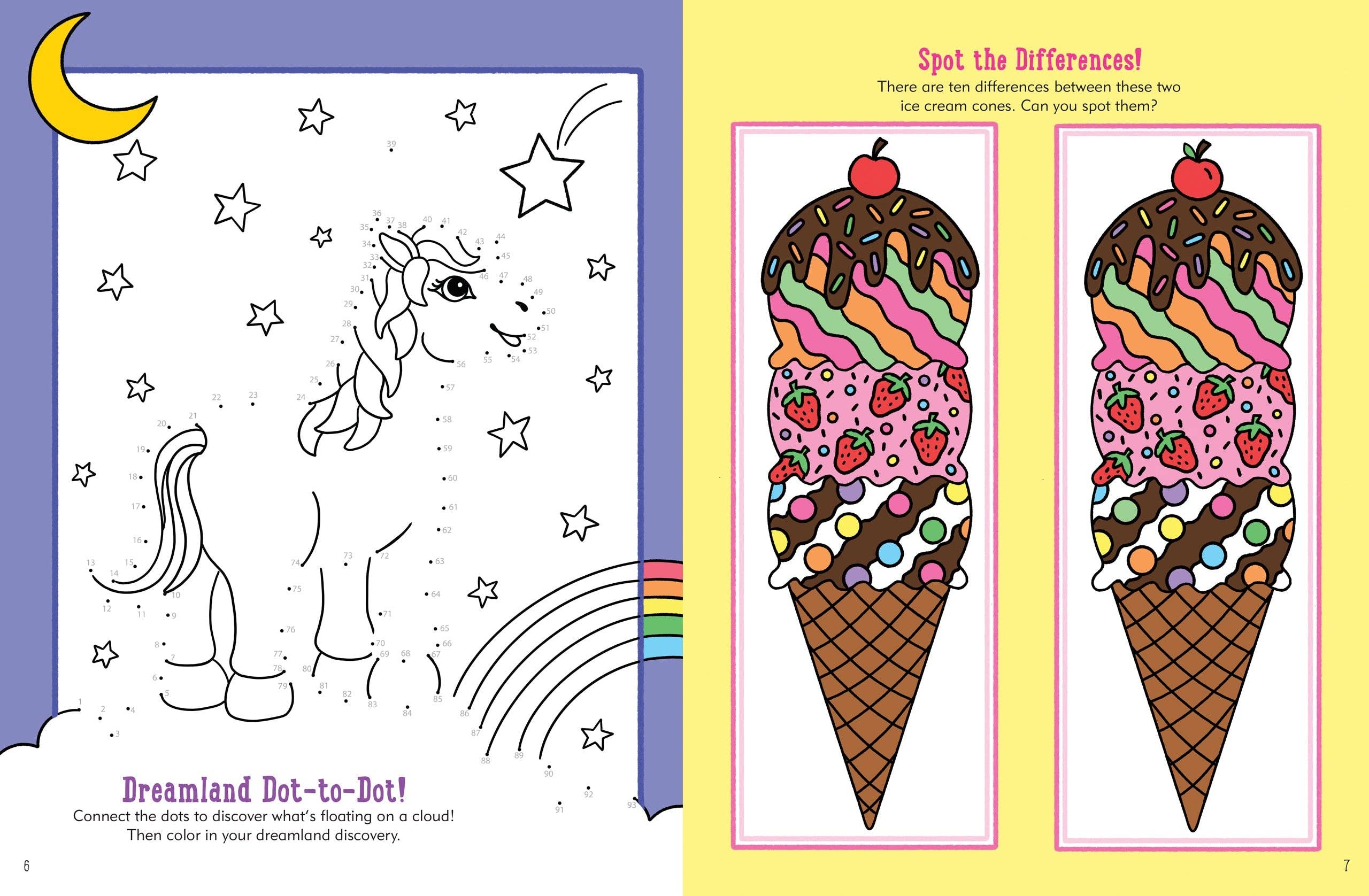 Unicorns Activity Book