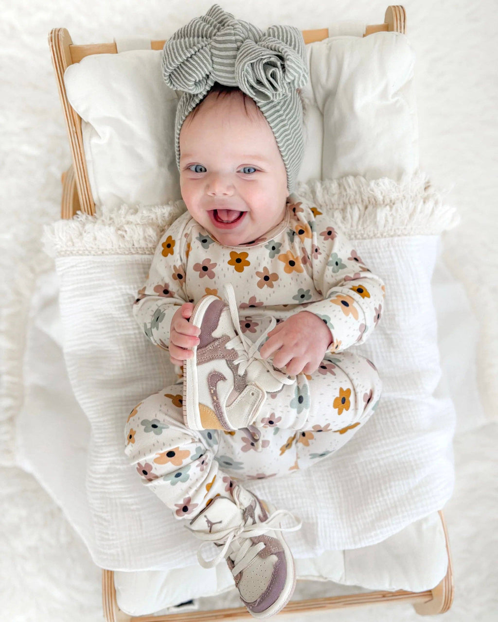 Lucky Panda Kids Lounge Set - Floral