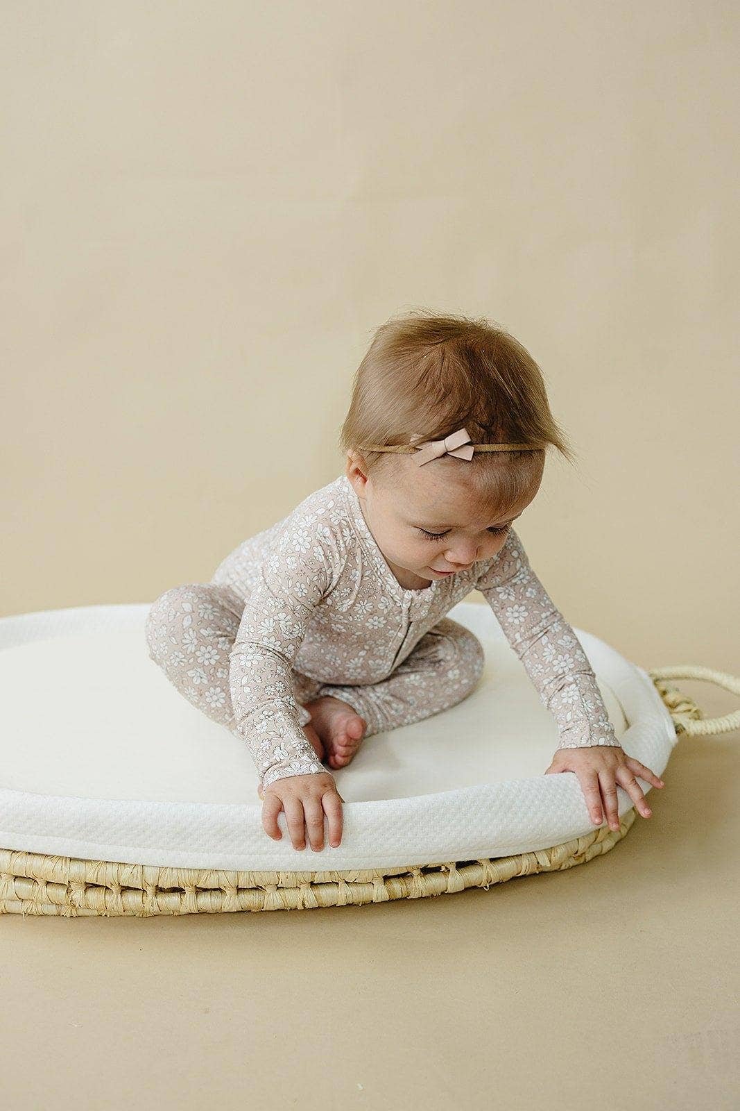 Little Joy Co. Bamboo Zippy Romper - Dainty Ditsy