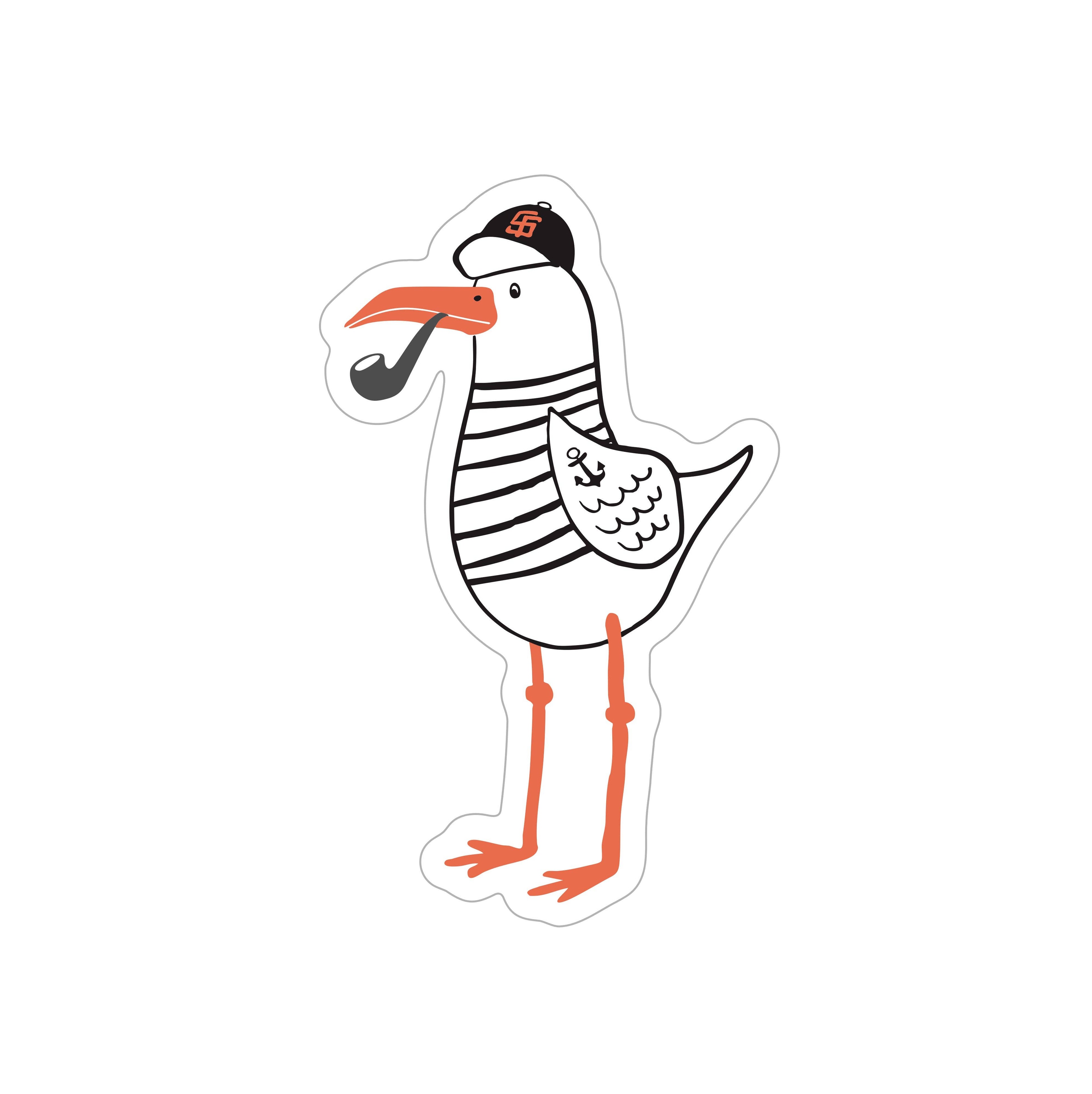 Sweet Bippy Press - San Francisco Bird Sticker