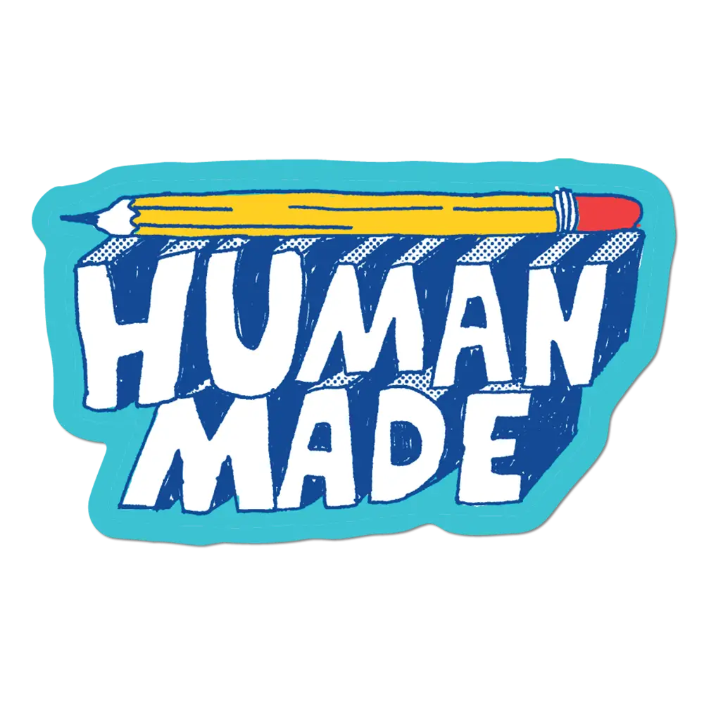 Die-Cut Vinyl Sticker - Human Made