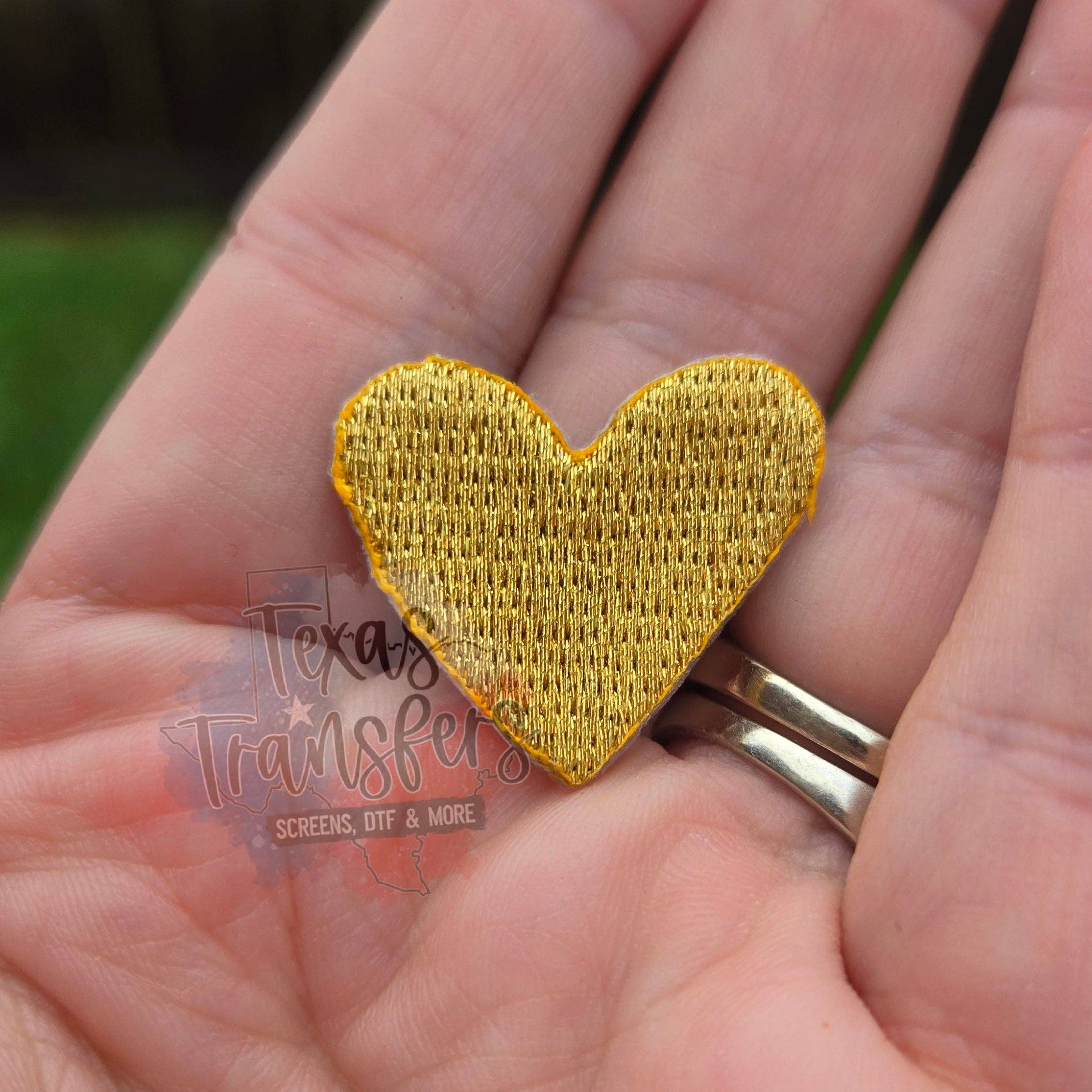 Texas Transfers Patch - Small Hearts