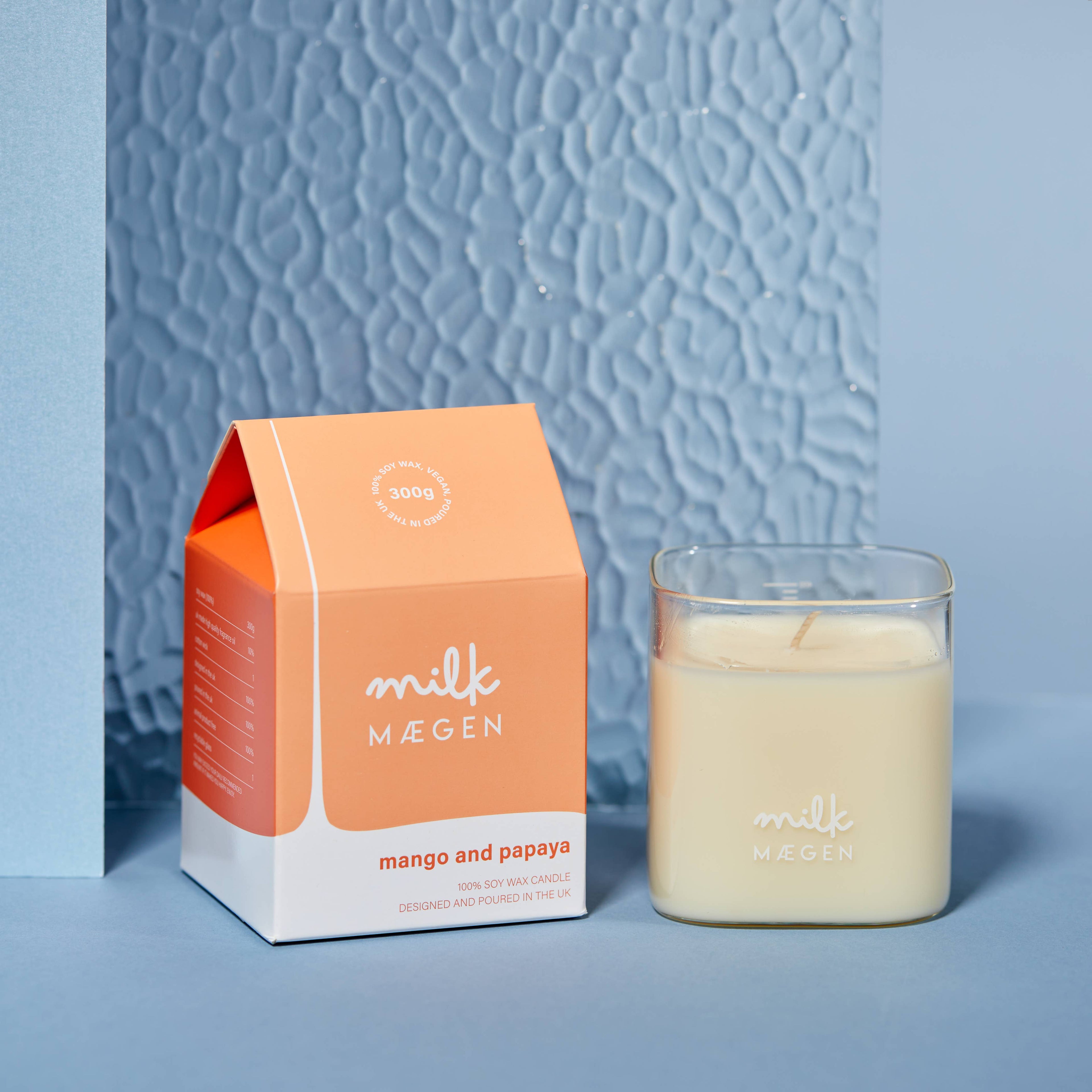 MÆGEN - Milk Candle - Mango & Papaya