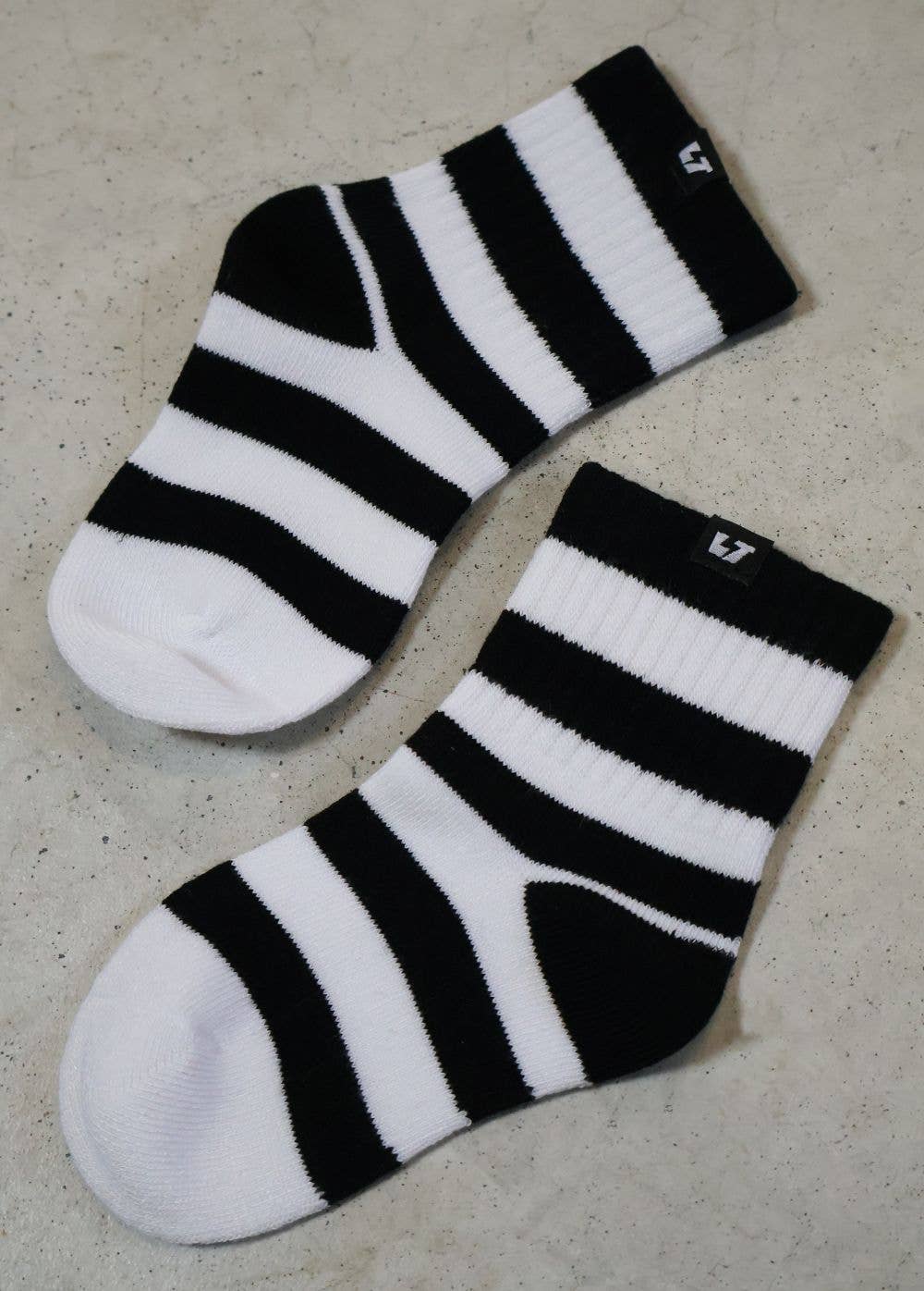 Little Trouble - Crew Socks - Striped