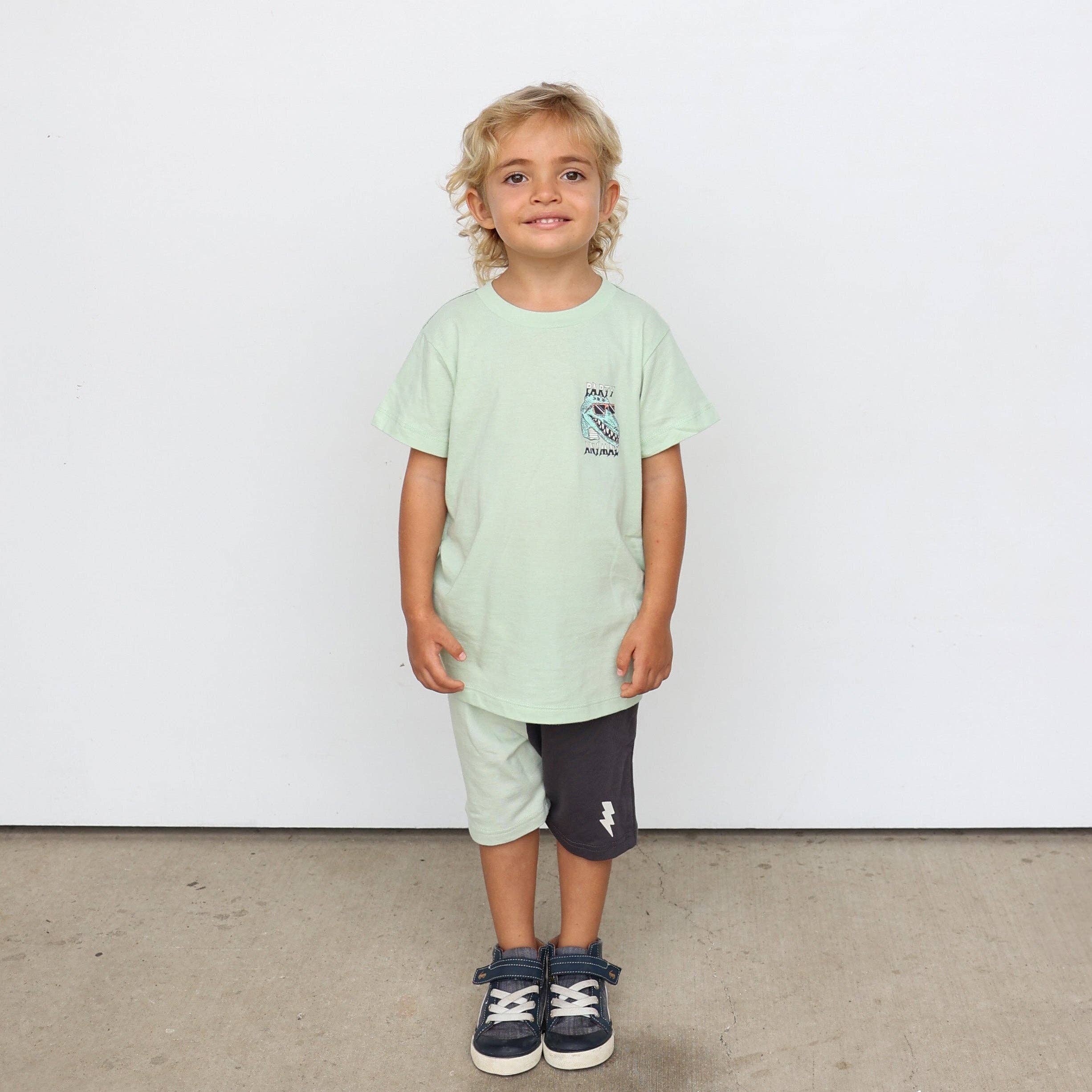 Tiny Whales French Terry Sweat Shorts - Bolt