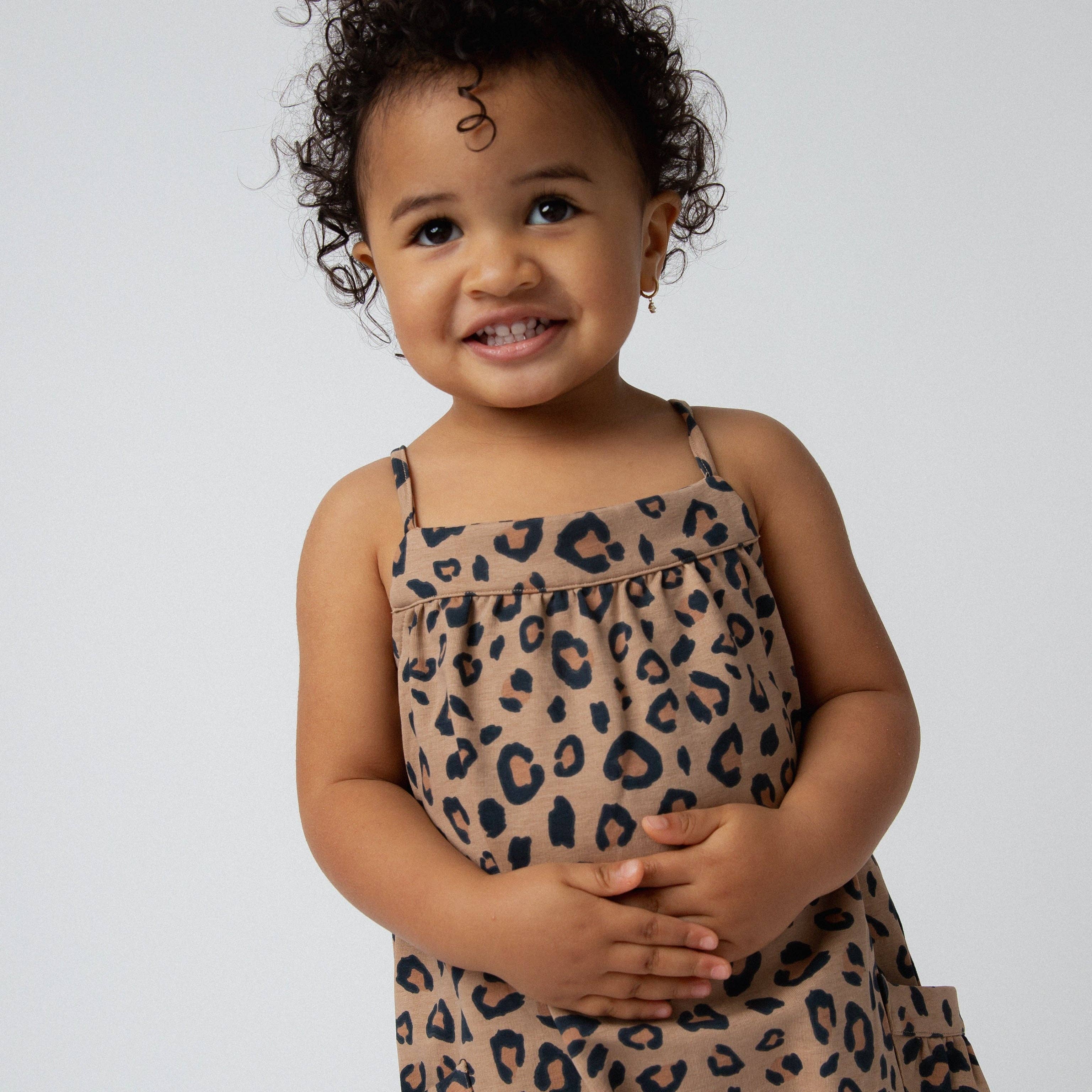 RAGS - Strappy Jumper - 'Leopard'