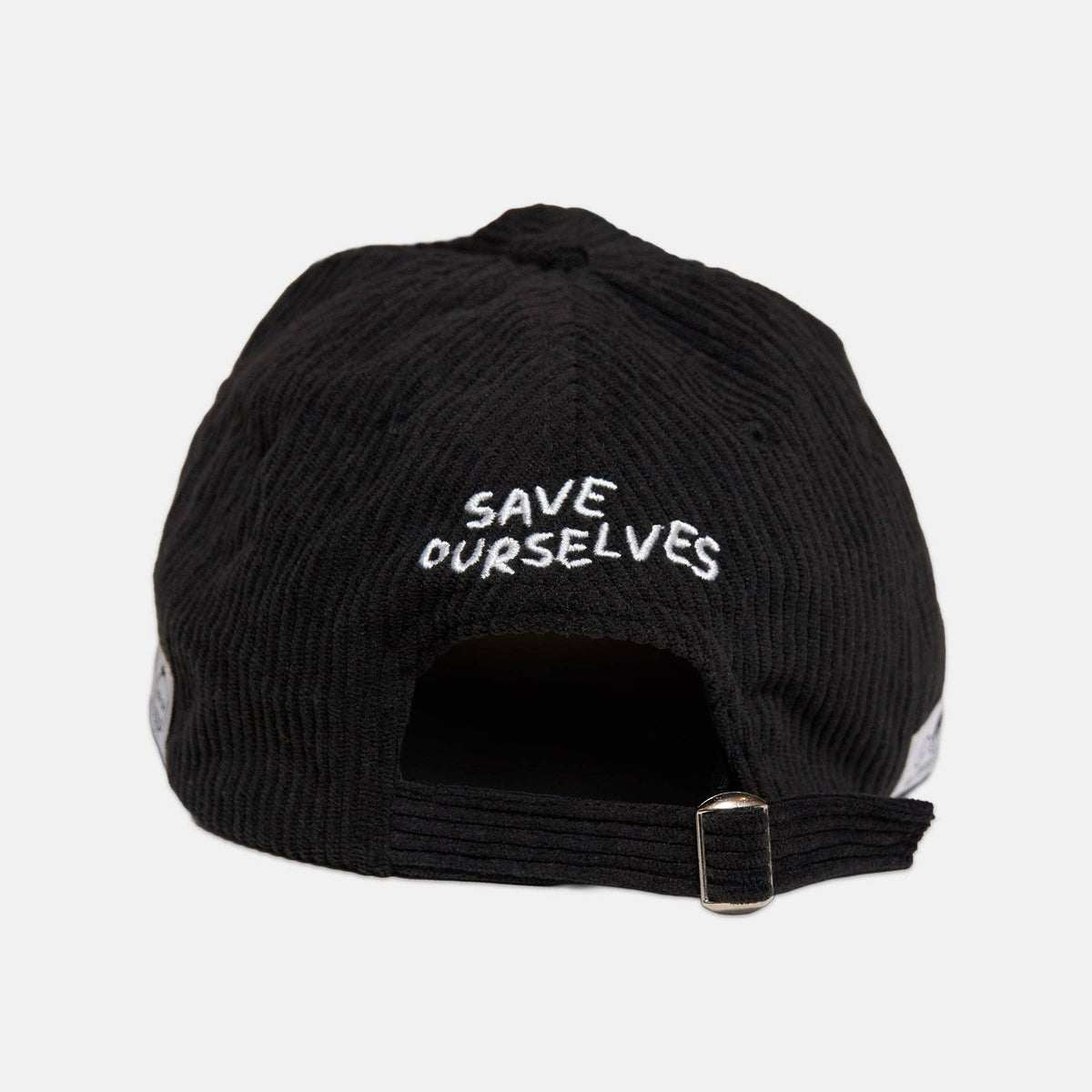 Karepango - SIDEKICK: Black Corduroy Baseball Cap