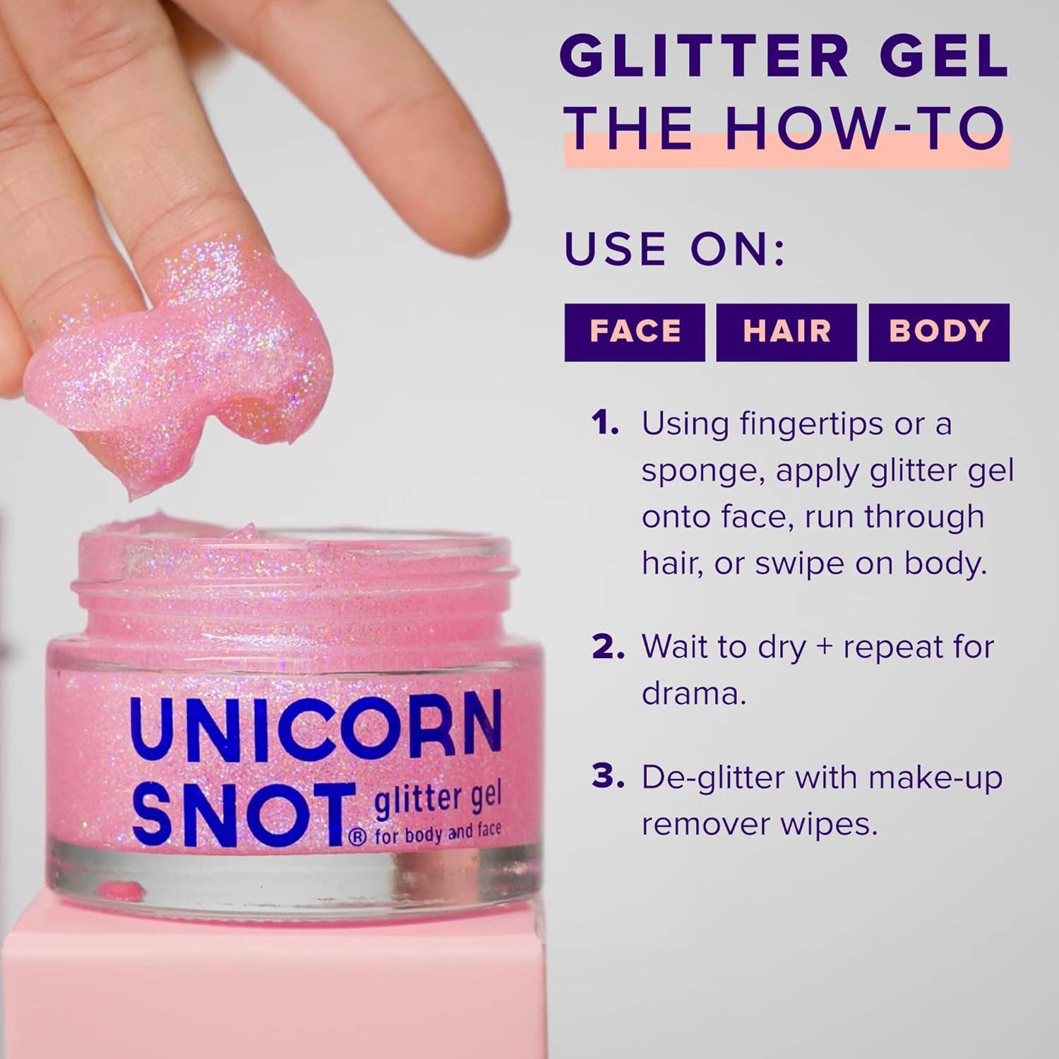 Unicorn Snot - Glitter Gel - Flamingo