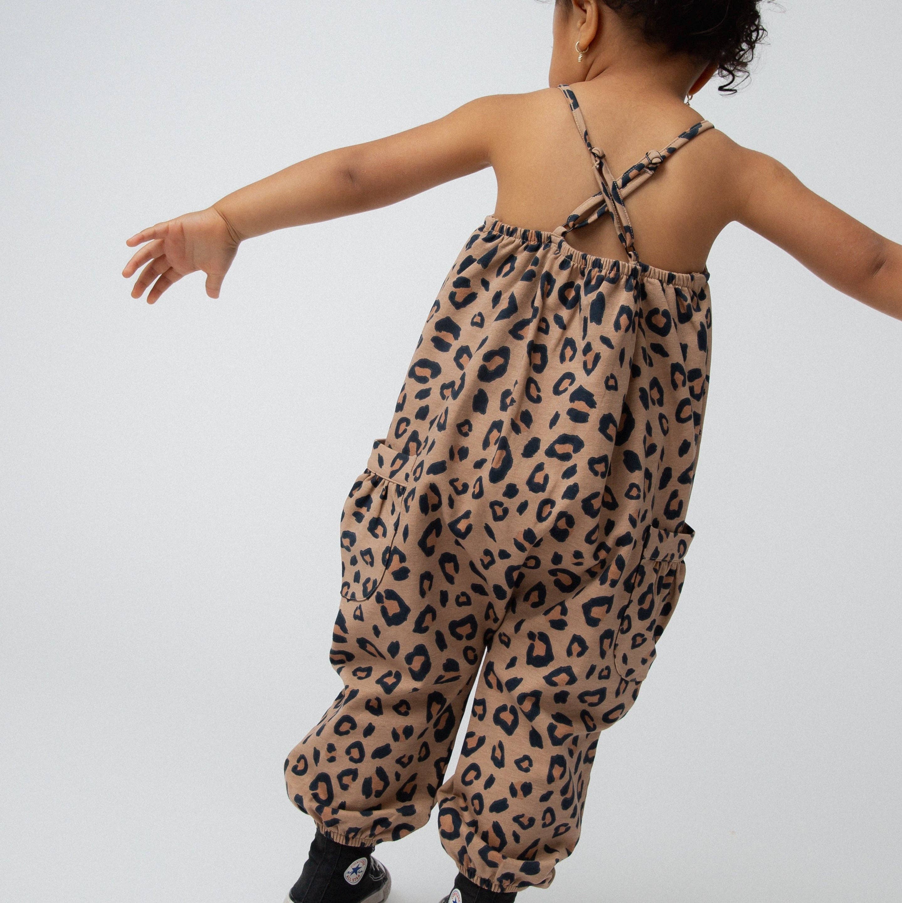 RAGS - Strappy Jumper - 'Leopard'