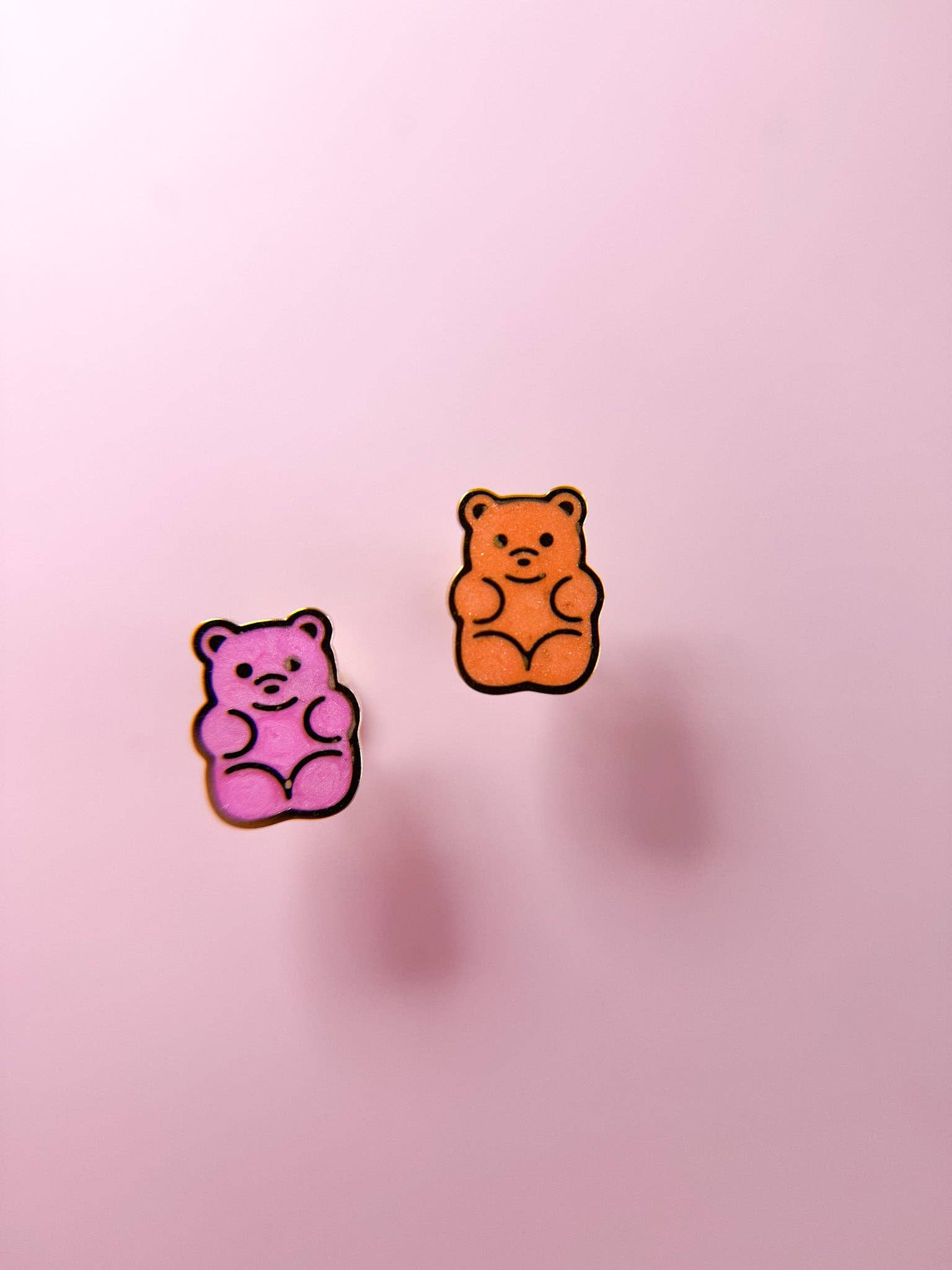 Desert Peach - Gummy Bear Stud Earrings