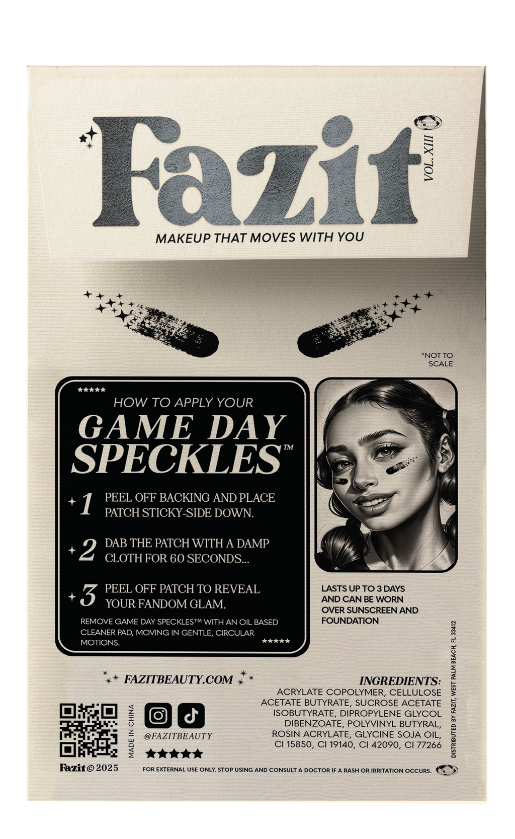 Fazit - Black Game Day Makeup Patches