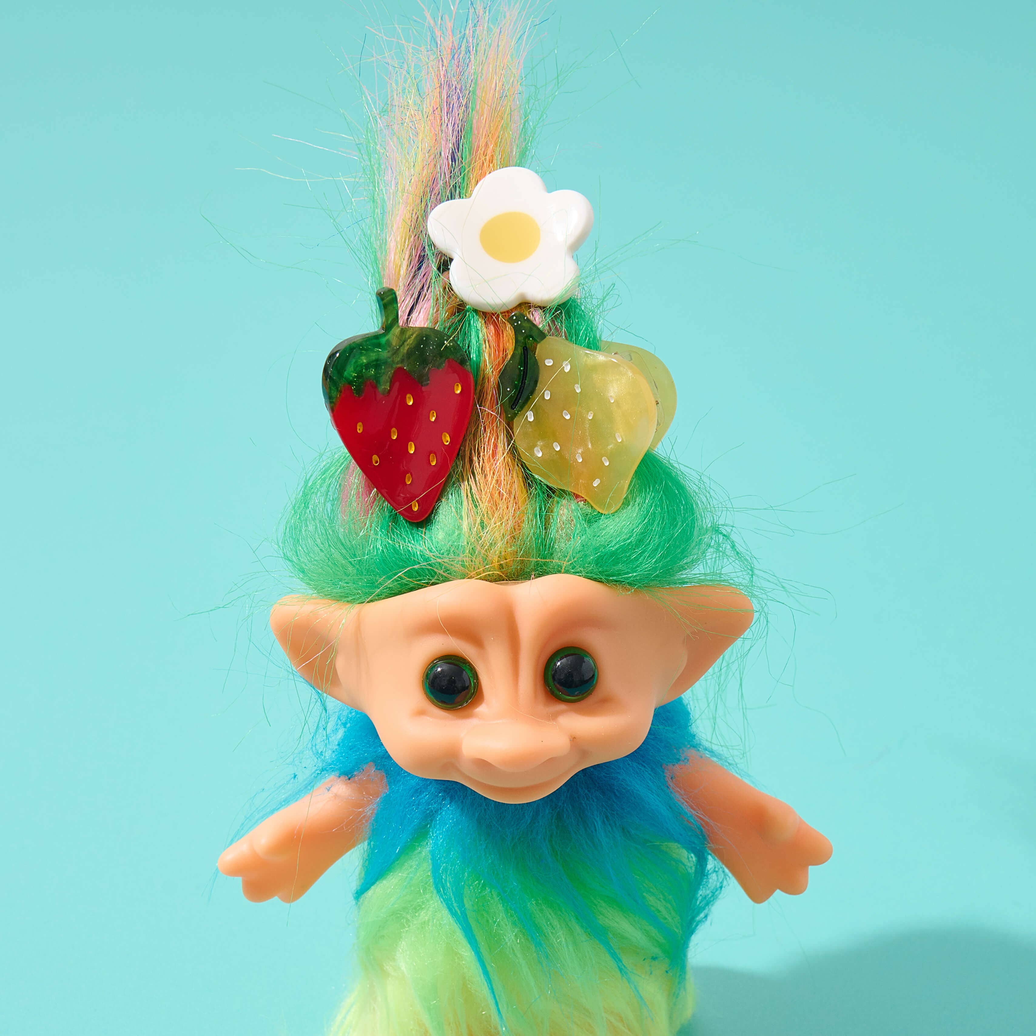 Jenny Lemons Hair Claw Clip Set - Micro Fruit and Flowers