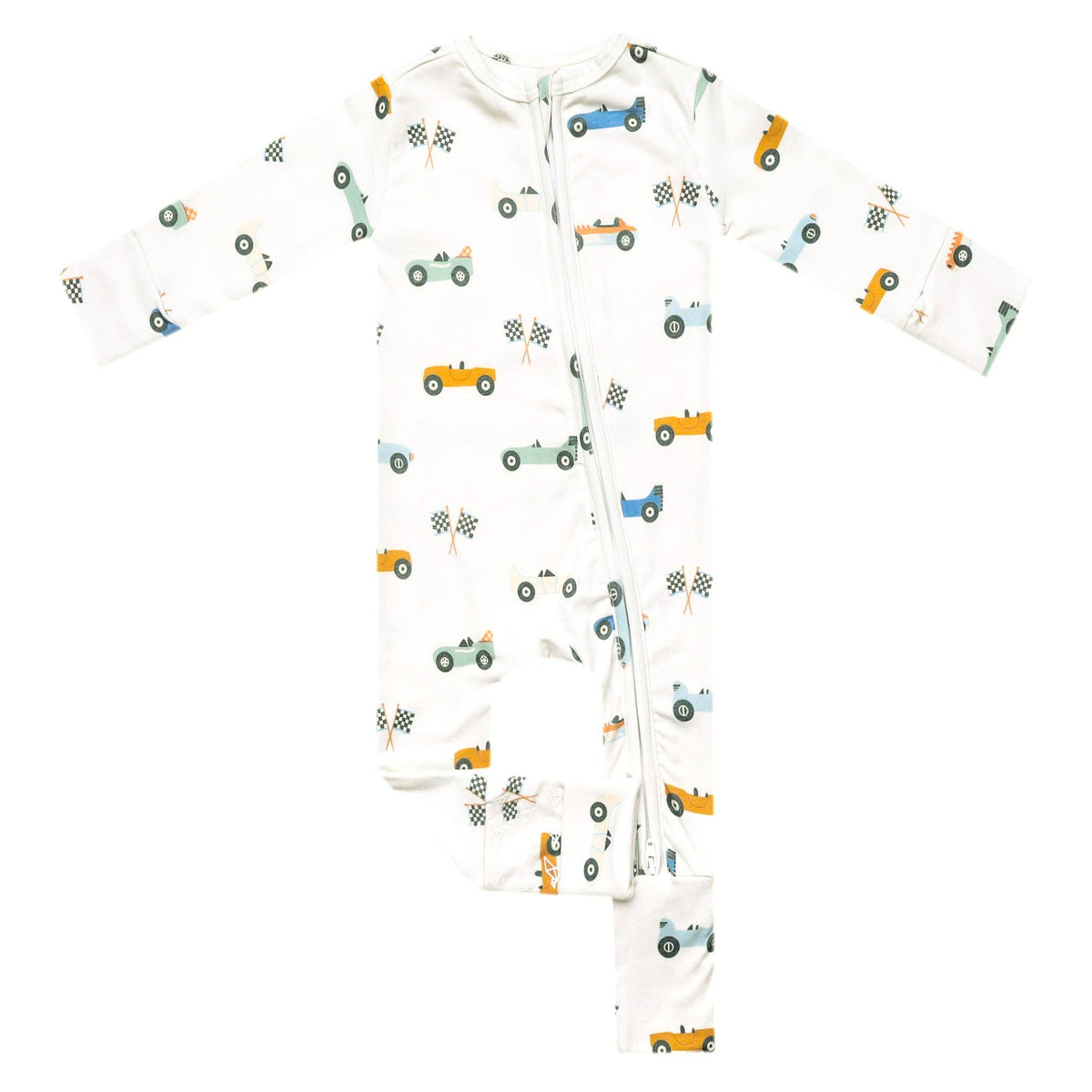 Copper Pearl - Zip-Up Footie Pajama - Speedster